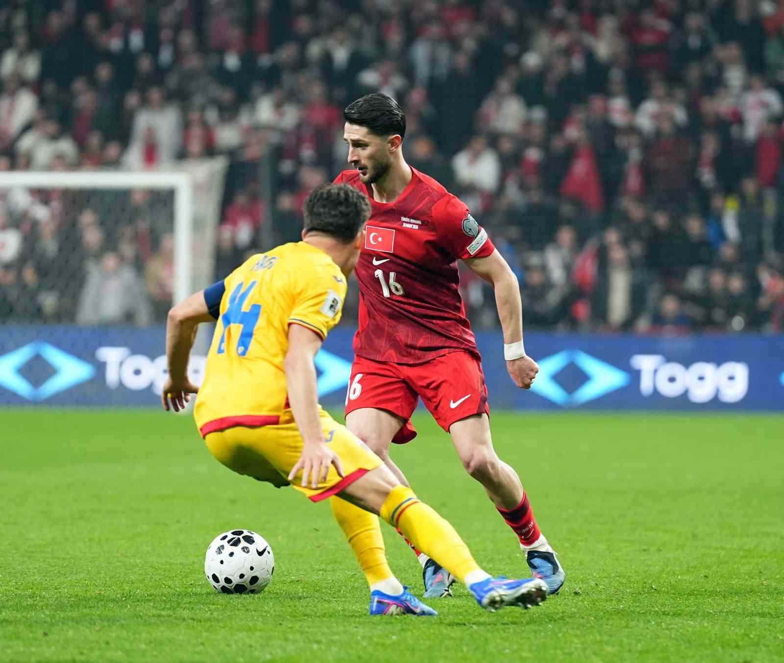 2026 FIFA Dünya Kupası play-off yarı final: Türkiye: 0 - Romanya: 0 (İlk yarı)

