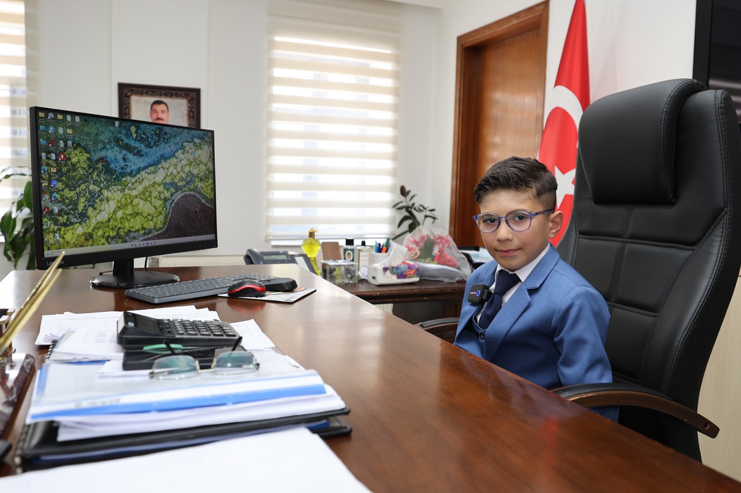 23 Nisan’da çocuklar protokol koltuklarına oturdu
