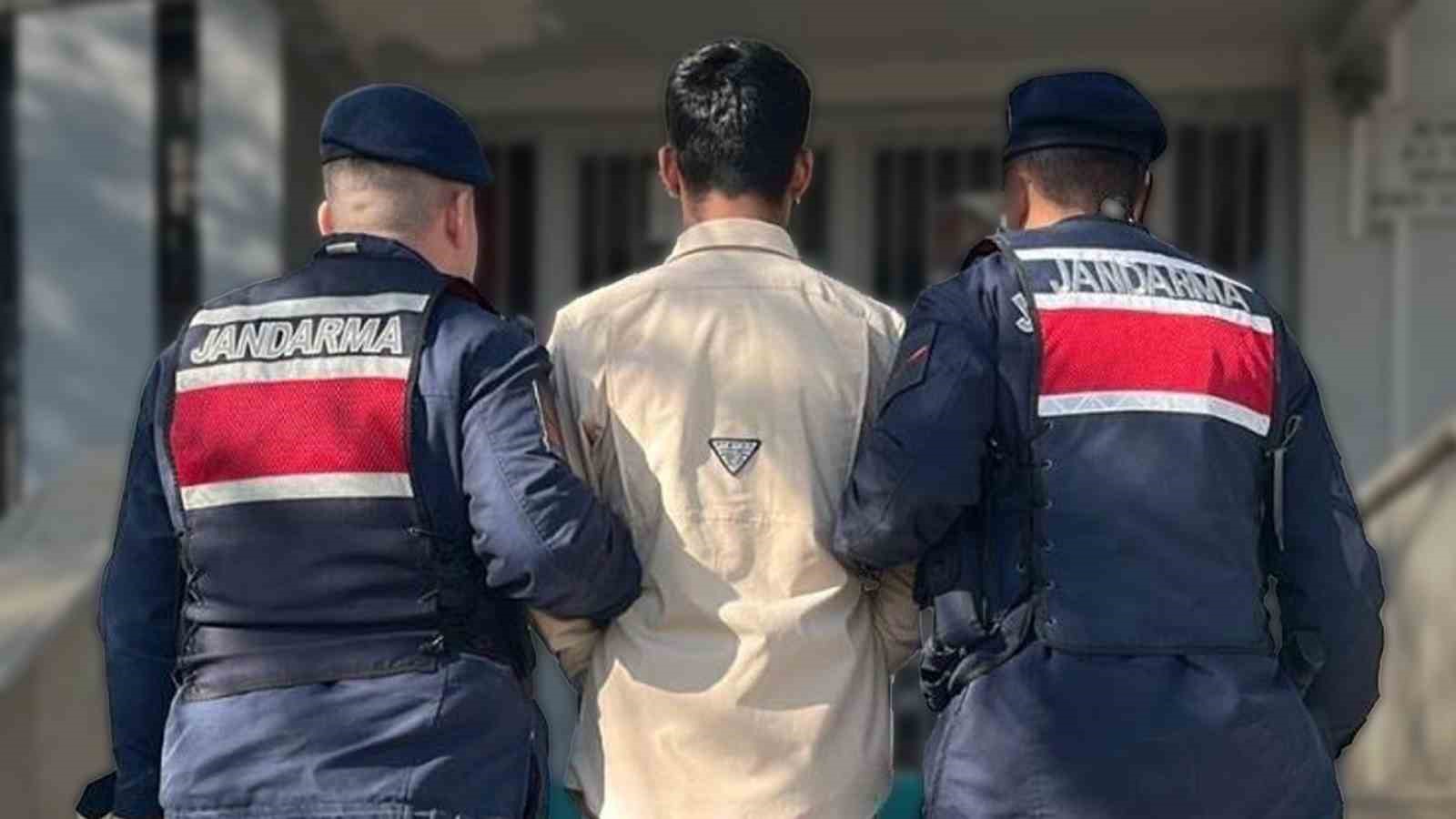 28 yıl hapis cezası bulunan hükümlü jandarma operasyonuyla yakalandı
