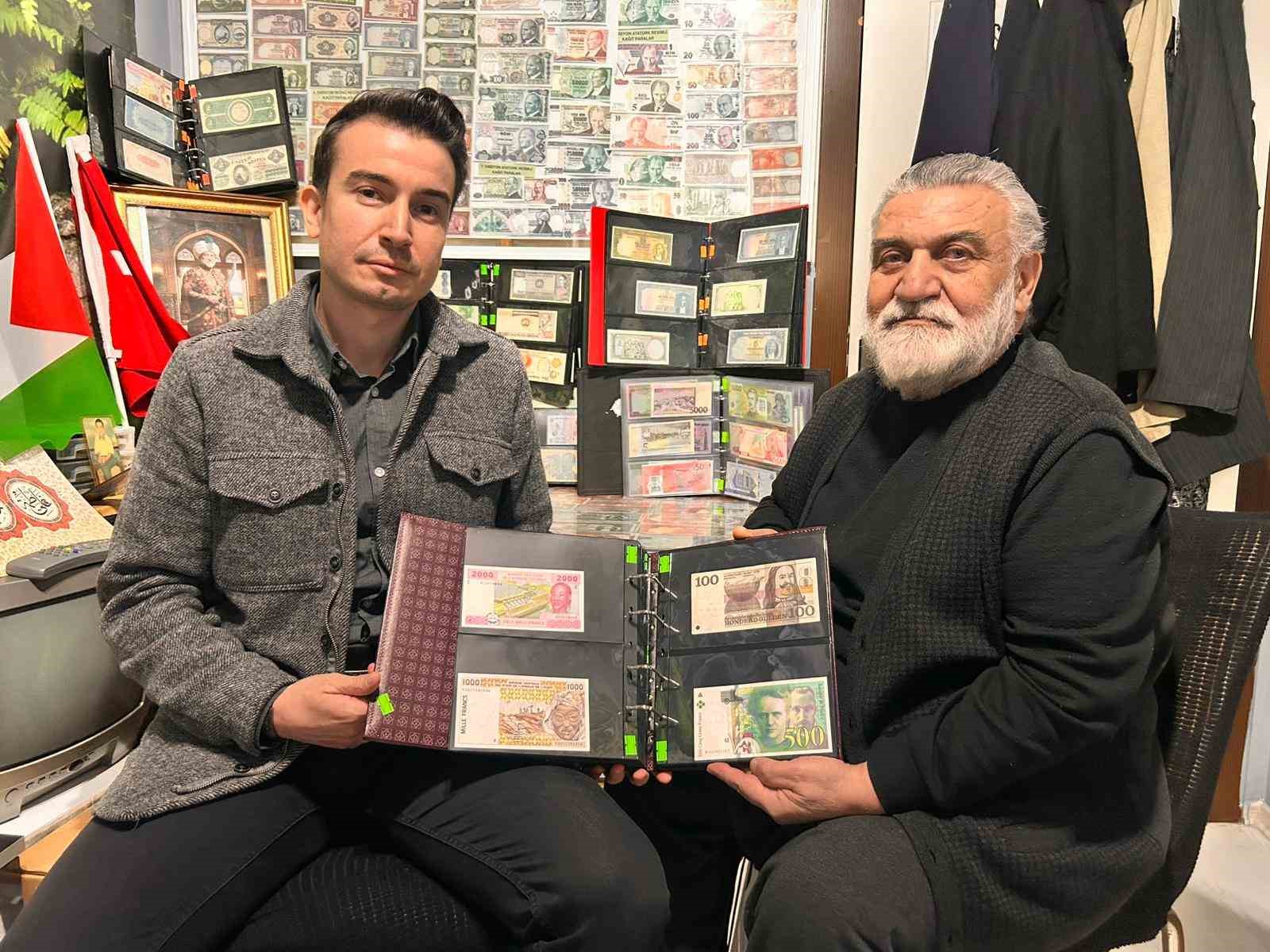 40 yıllık para koleksiyonu Gazze için açık artırmaya çıkıyor
