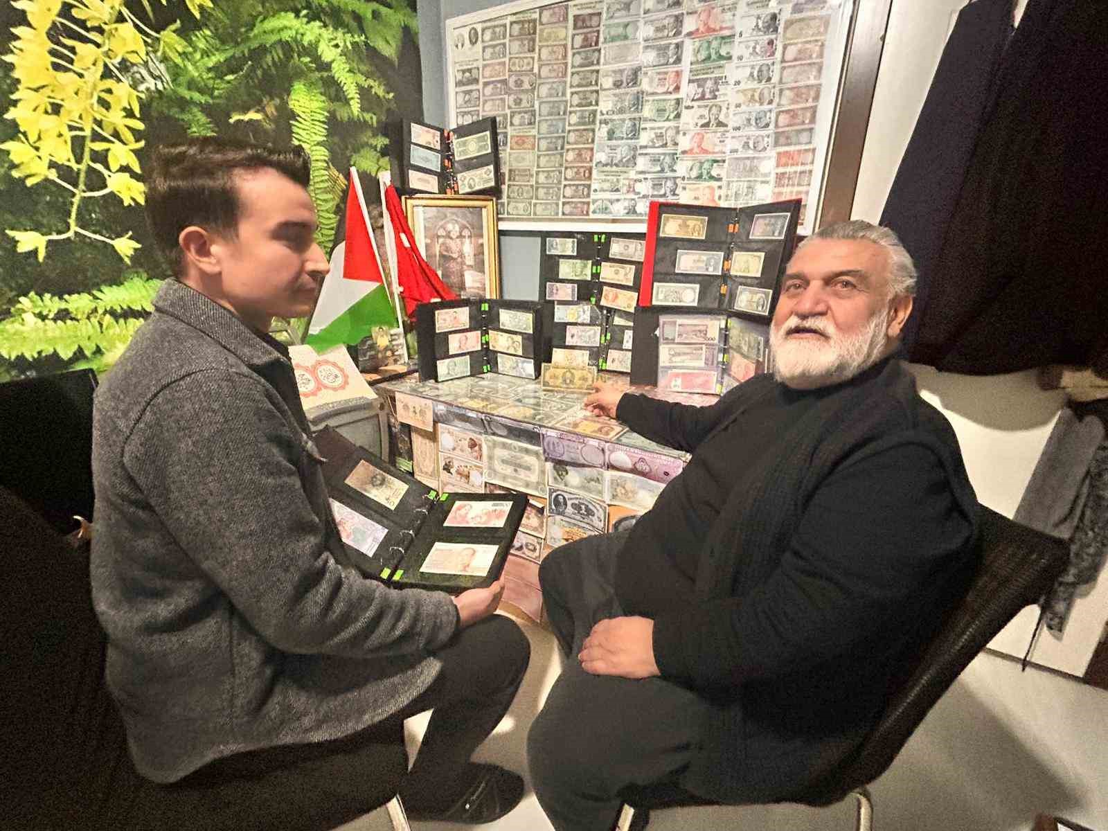 40 yıllık para koleksiyonu Gazze için açık artırmaya çıkıyor
