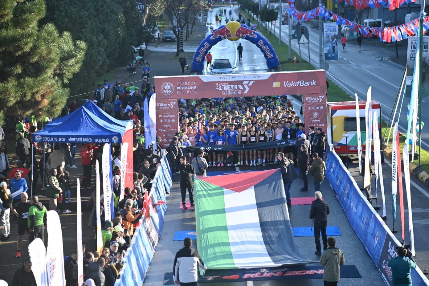 46. Uluslararası Trabzon Yarı Maratonu koşuldu
