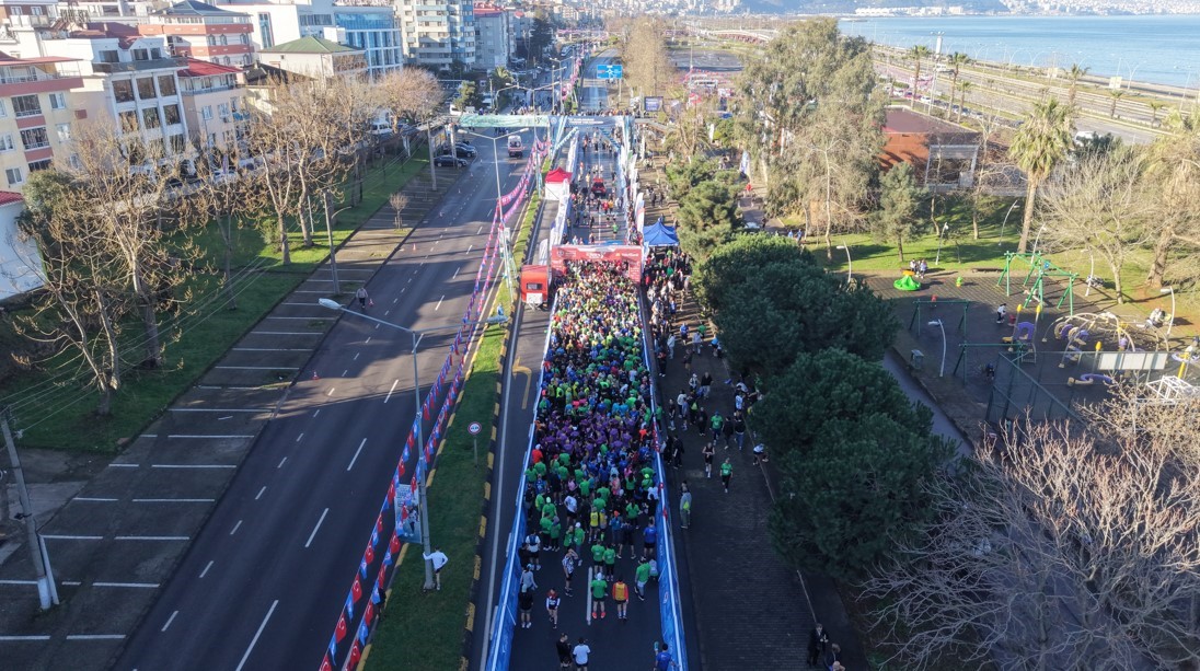 46. Uluslararası Trabzon Yarı Maratonu koşuldu
