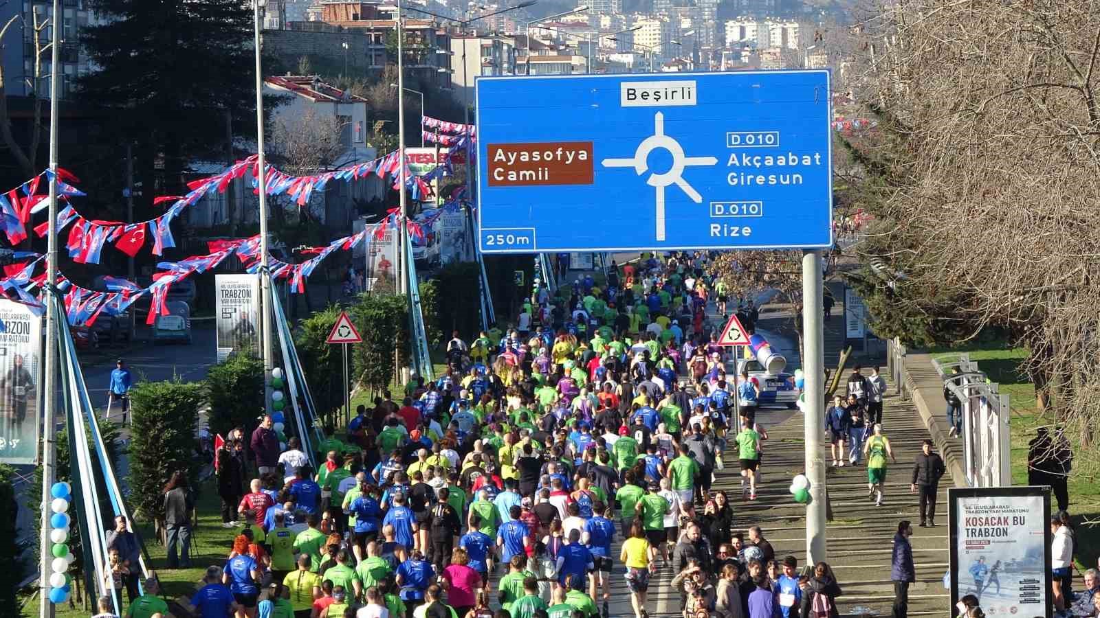 46. Uluslararası Trabzon Yarı Maratonu koşuldu
