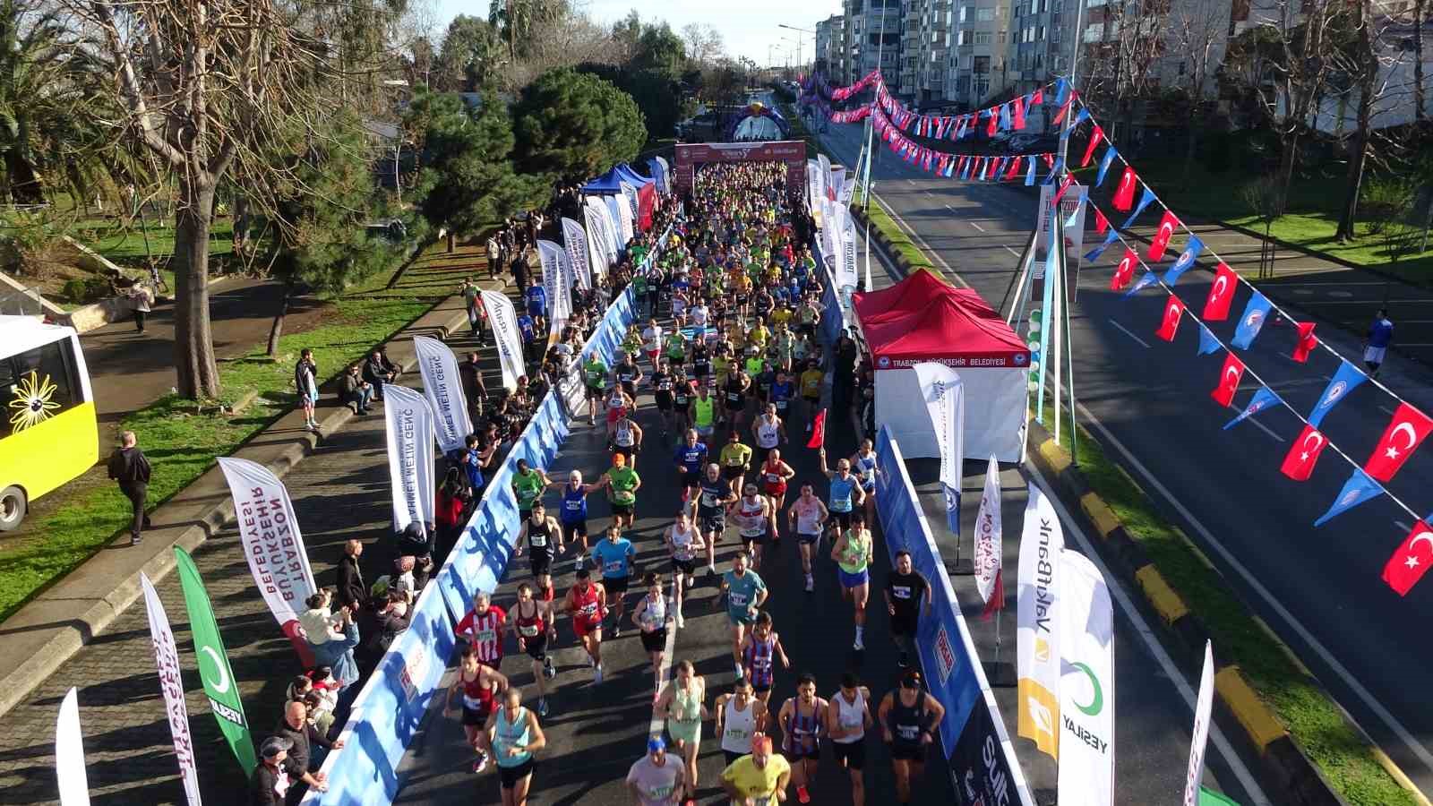 46. Uluslararası Trabzon Yarı Maratonu koşuldu
