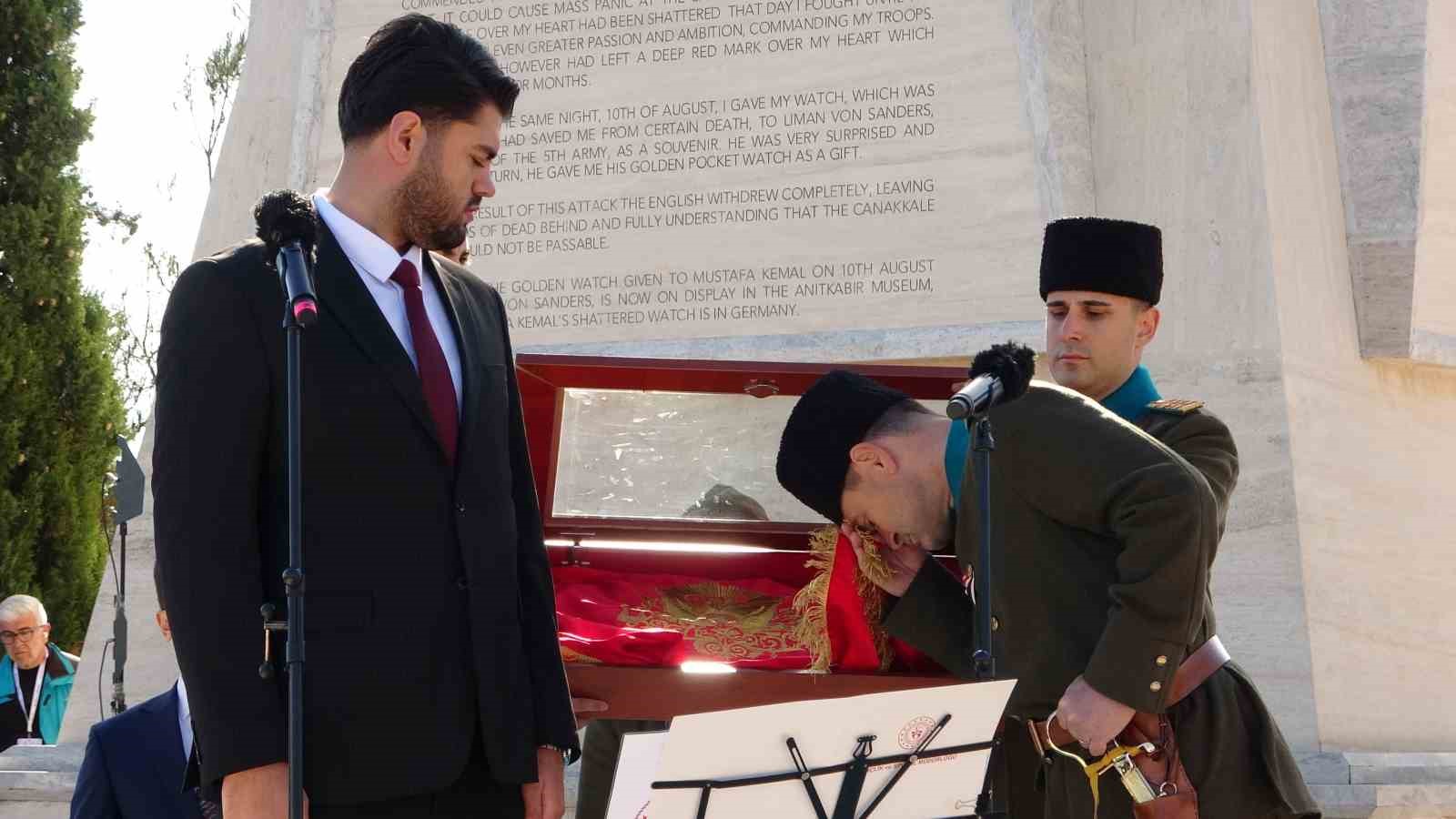 57’nci Alay Sancağı 111 yıl sonra kurulan 57 Alay’a teslim edildi
