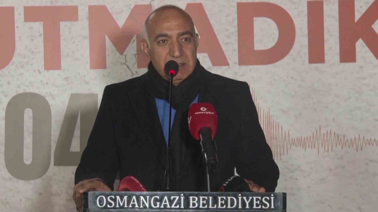 6 Şubat depremi unutulmadı, Osmangazi’de anma töreni düzenlendi
