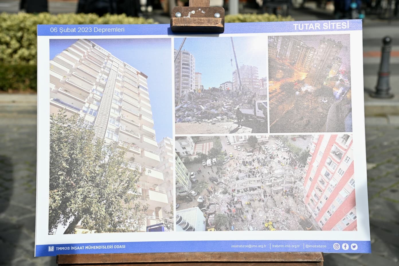 6 Şubat depremlerinde can veren vatandaşlar Trabzon’da anıldı

