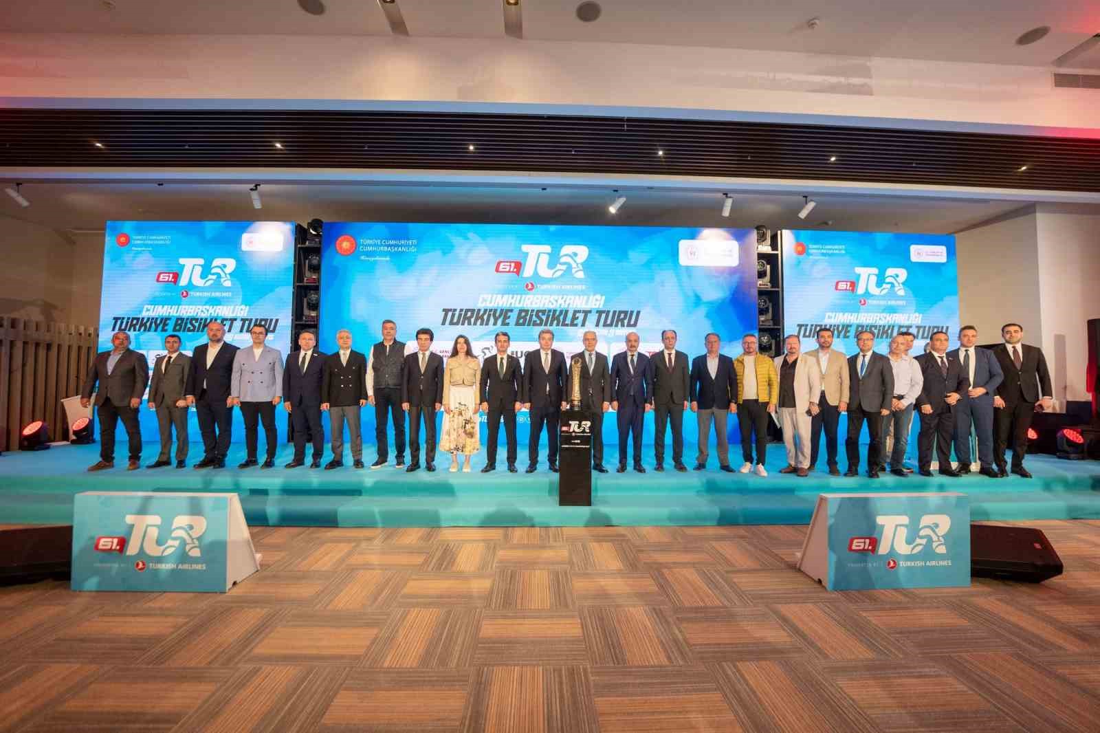 61. Cumhurbaşkanlığı Türkiye Bisiklet Turu’nun basın toplantısı yapıldı
