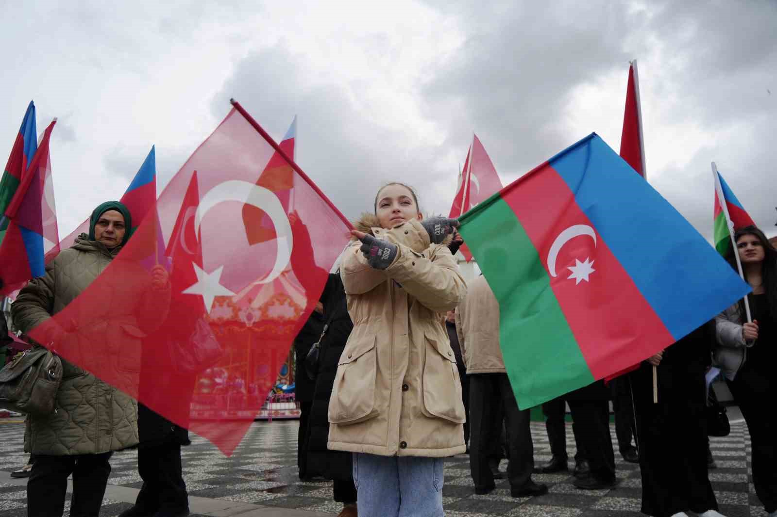613 Türk’ün katledildiği Hocalı Katliamı, Samsun’da anıldı
