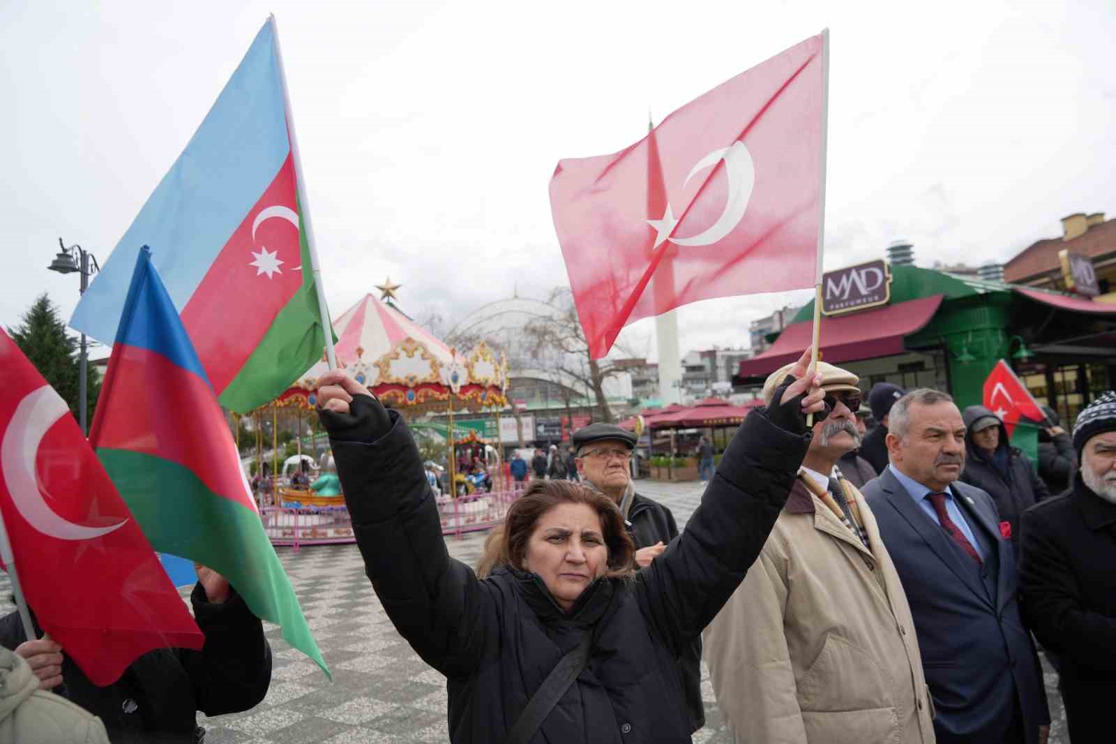 613 Türk’ün katledildiği Hocalı Katliamı, Samsun’da anıldı
