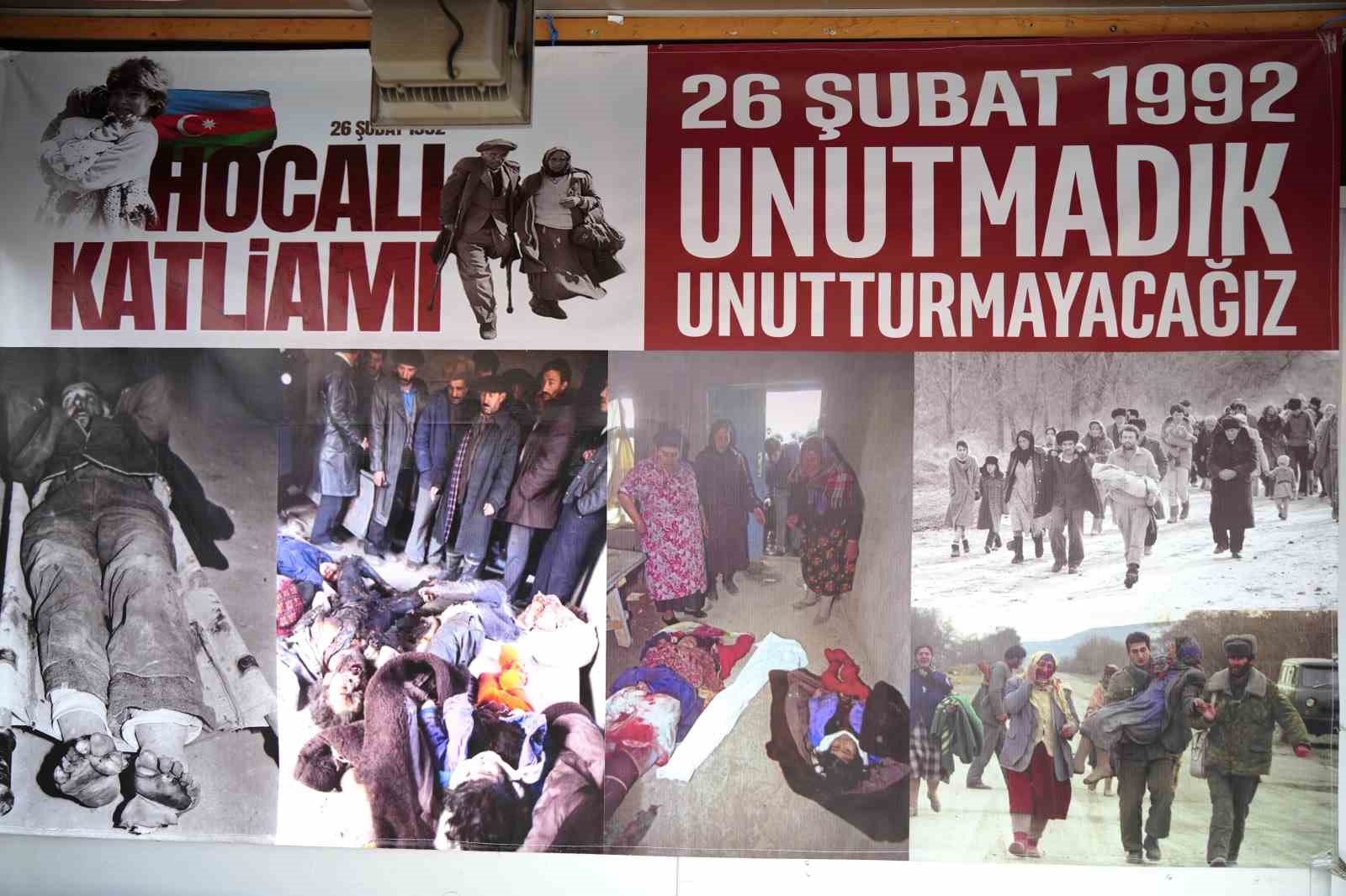 613 Türk’ün katledildiği Hocalı Katliamı, Samsun’da anıldı
