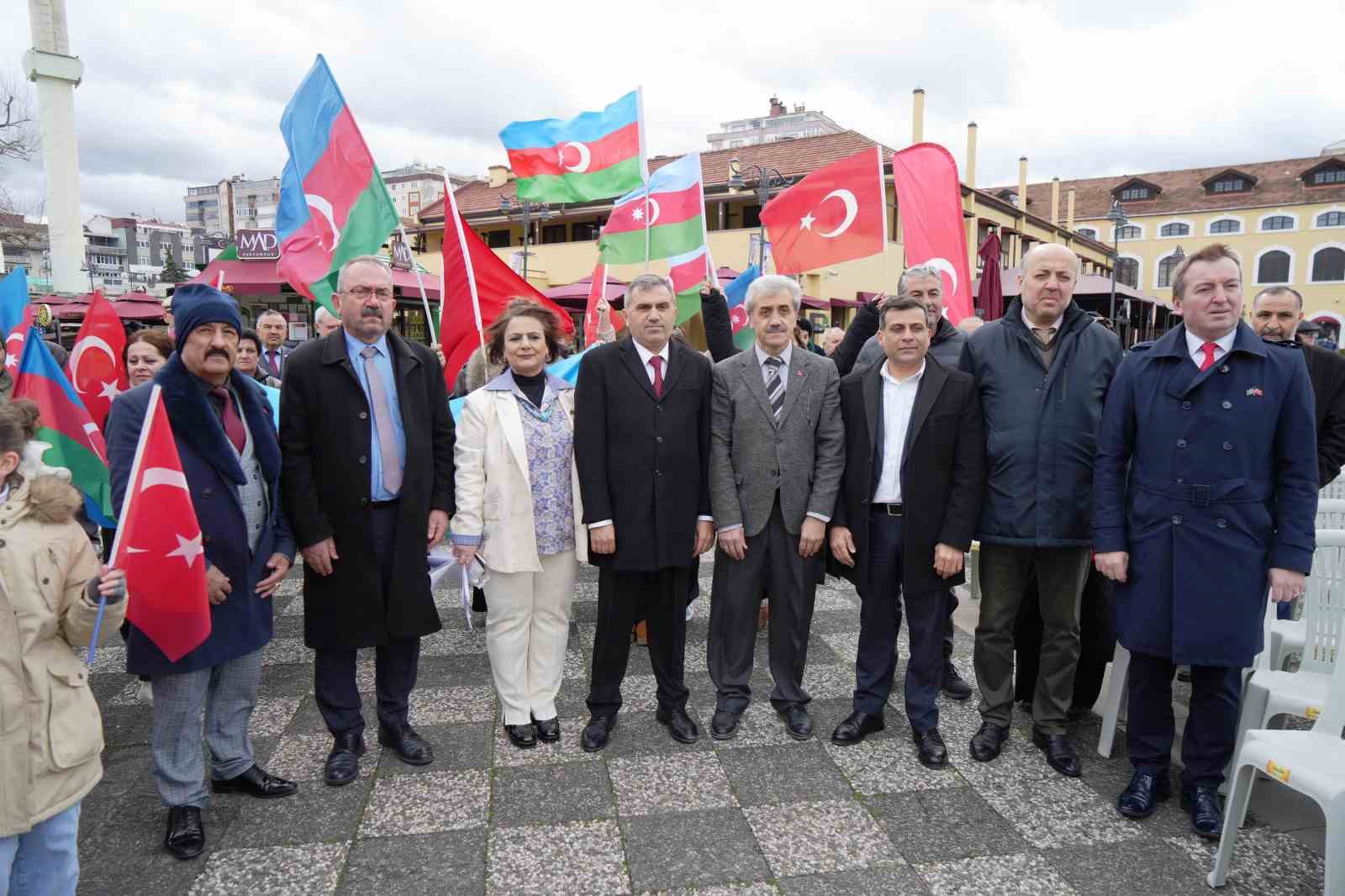 613 Türk’ün katledildiği Hocalı Katliamı, Samsun’da anıldı
