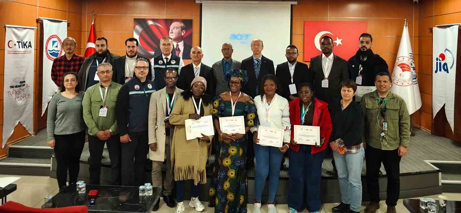 7 ülkeden gelen temsilcilere verilen uluslararası eğitim programı tamamlandı
