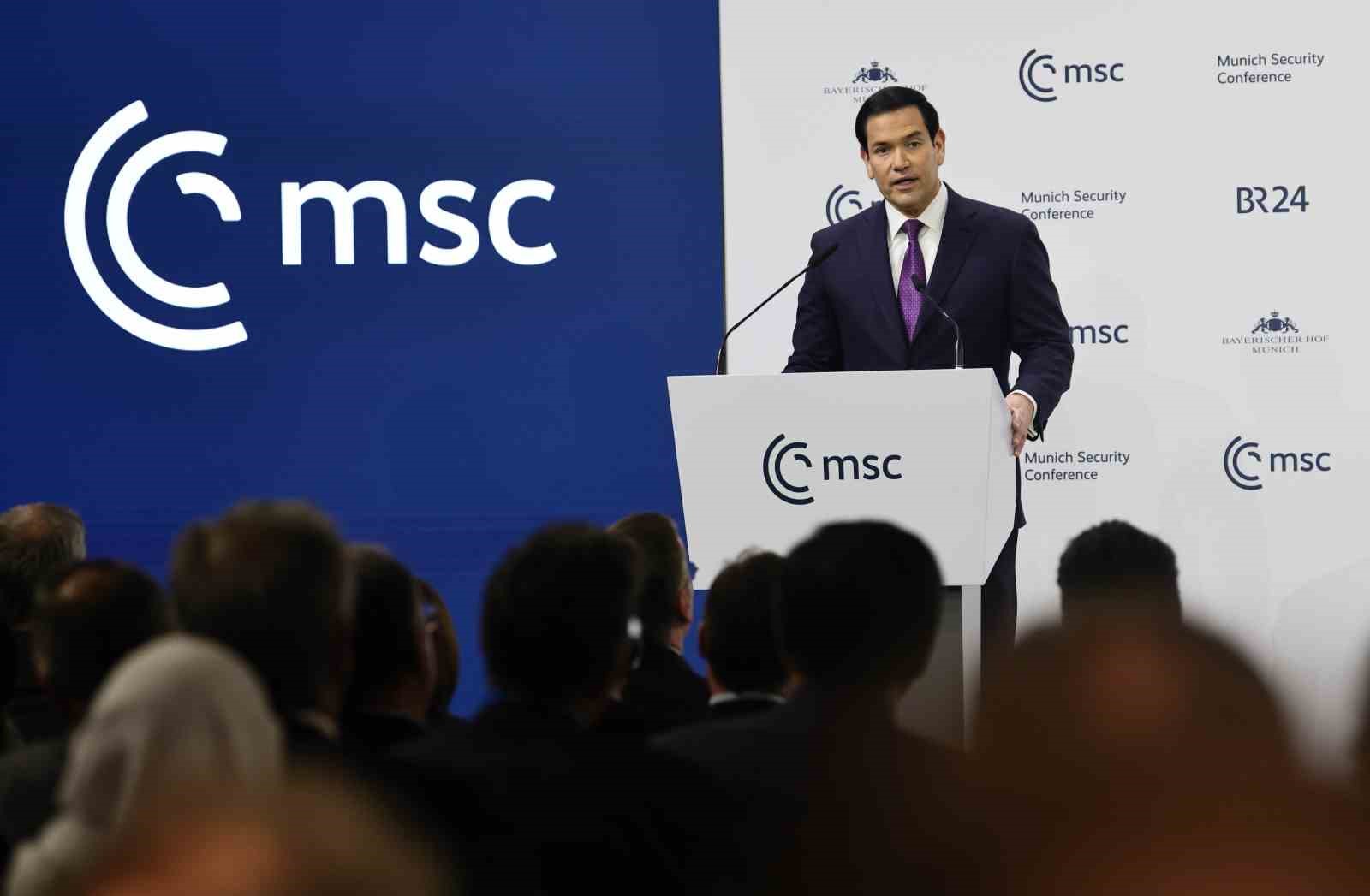 ABD Dışişleri Bakanı Rubio: "ABD ve Avrupa olarak biz, birbirimize aitiz"
