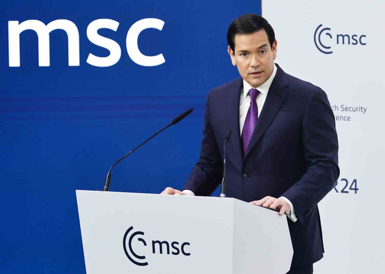 ABD Dışişleri Bakanı Rubio: "ABD ve Avrupa olarak biz, birbirimize aitiz"
