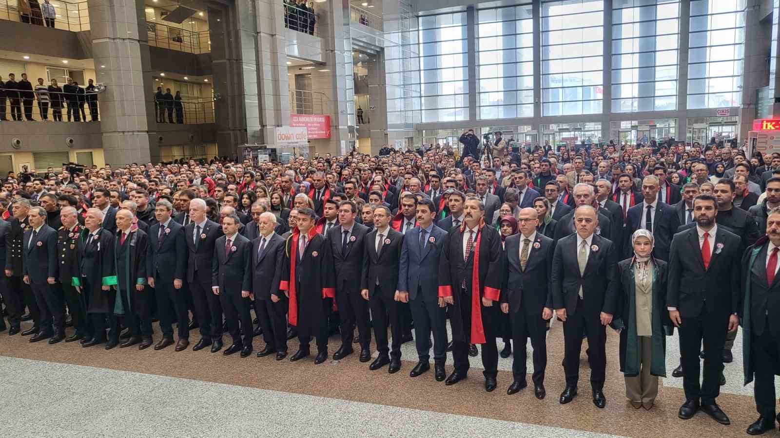 Adalet Bakanı Gürlek: "Adalet teşkilatı hiçbir zaman korkuya teslim olmamış, hiçbir zaman geri adım atmamıştır"
