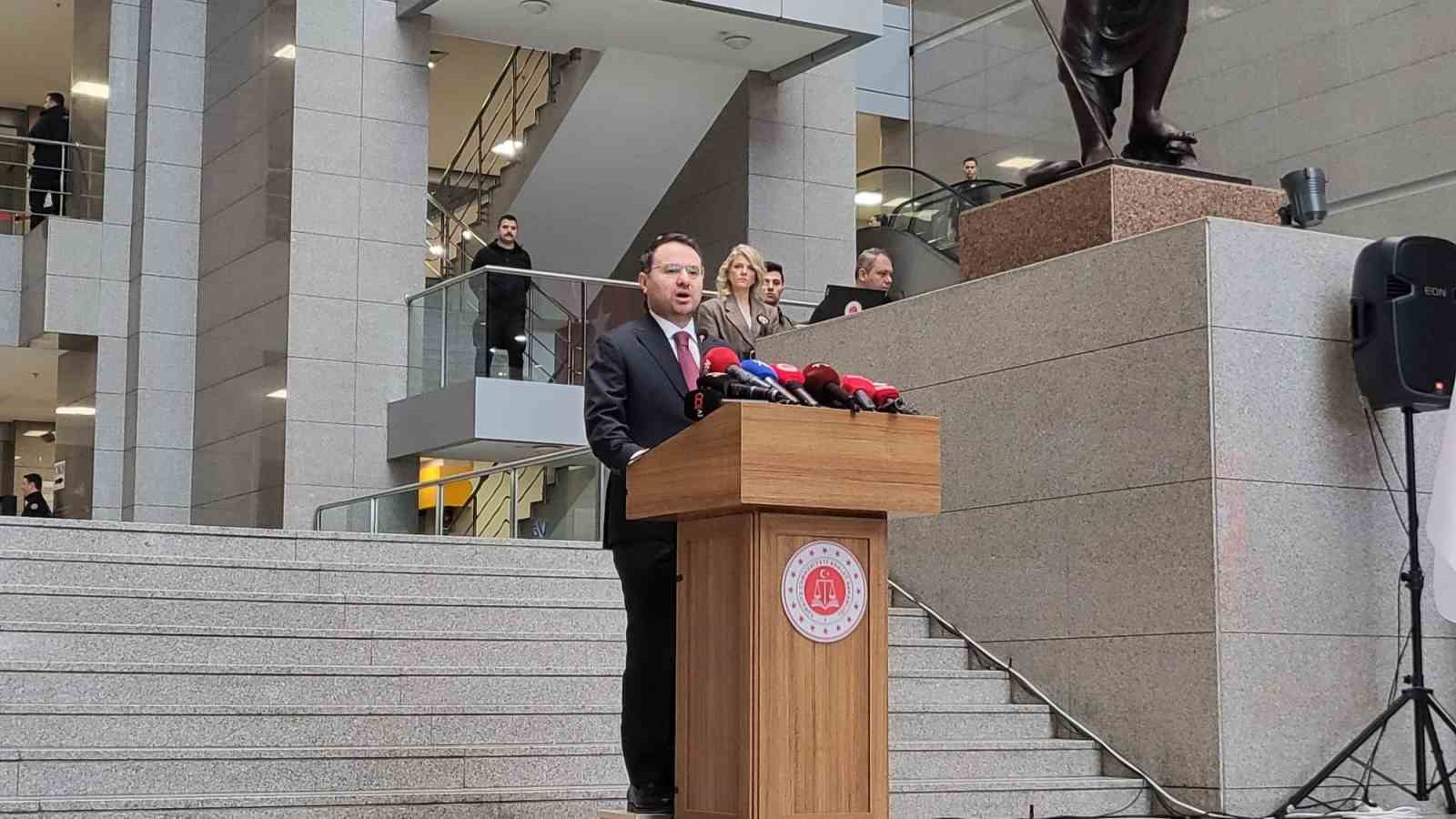 Adalet Bakanı Gürlek: "Adalet teşkilatı hiçbir zaman korkuya teslim olmamış, hiçbir zaman geri adım atmamıştır"
