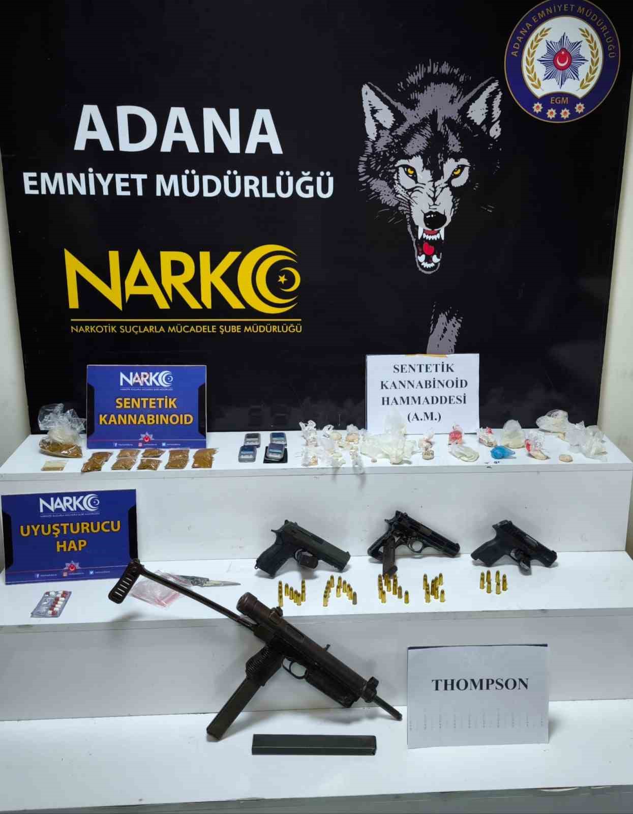 Adana’da evlerinden uyuşturucu ve silahlar çıkan 2 kadın tutuklandı
Adana’da evlerinden uyuşturucu ve silahlar çıkan 2 kadın tutuklandı