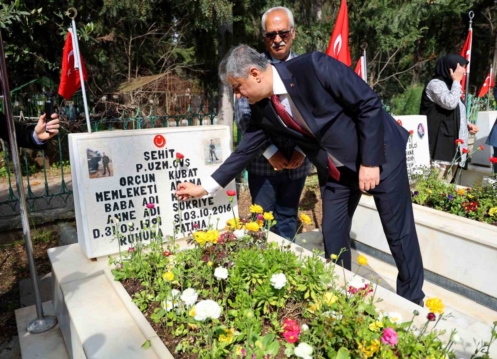 Adana’da şehitler unutulmadı
