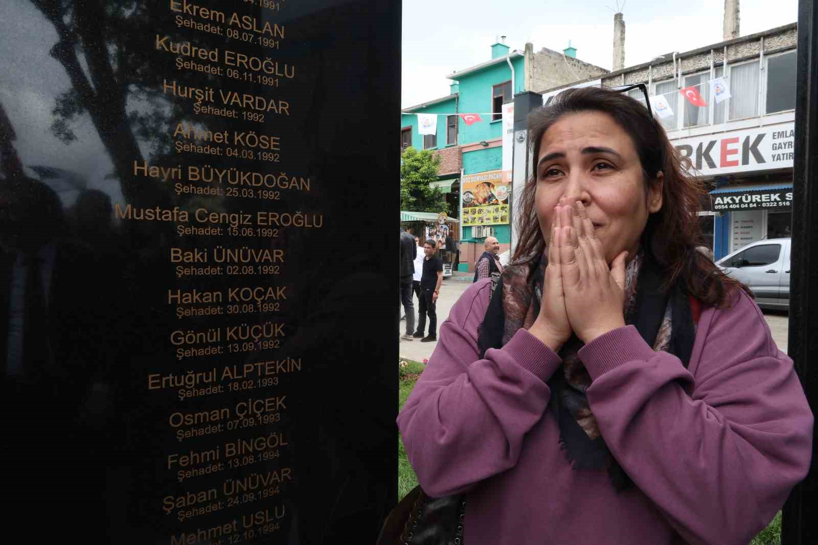 Adana’da ’Şehitlik Anıtı’ dualarla açıldı
