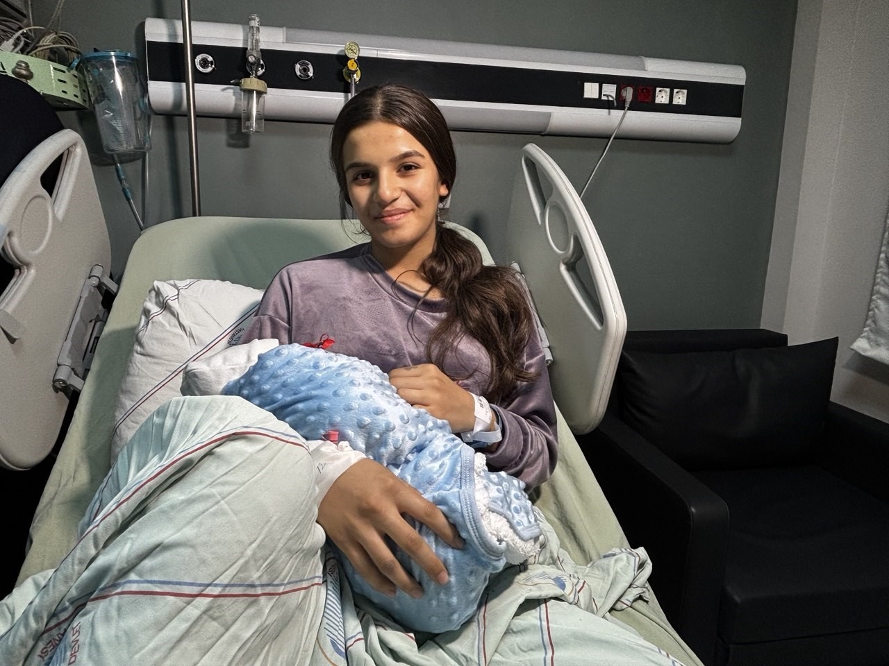 Adana’da yeni yılın ilk bebeği ‘Atlas’ oldu
