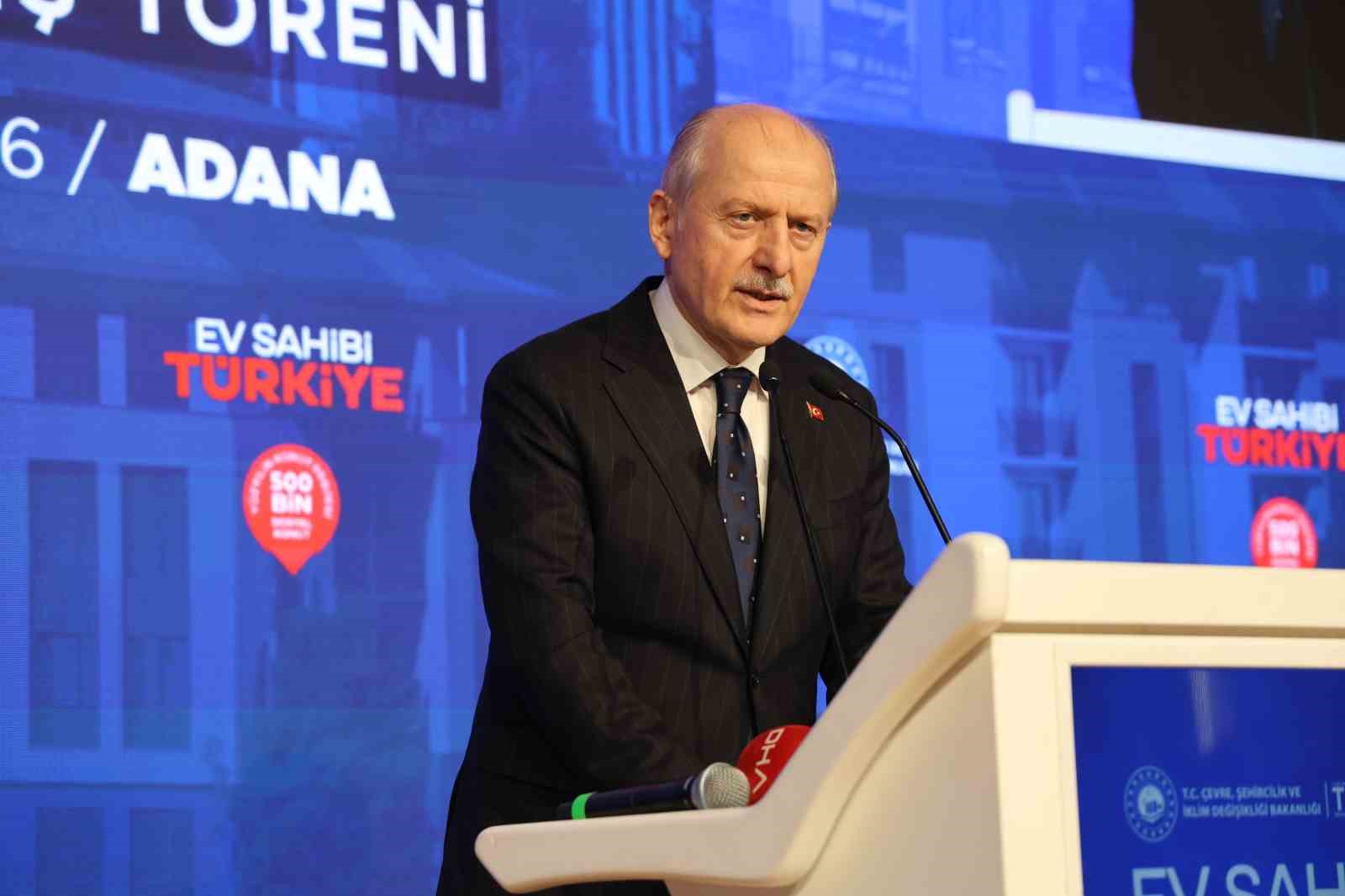 Adana’da ’Yüzyılın Konut Projesi’nin kuraları çekildi
