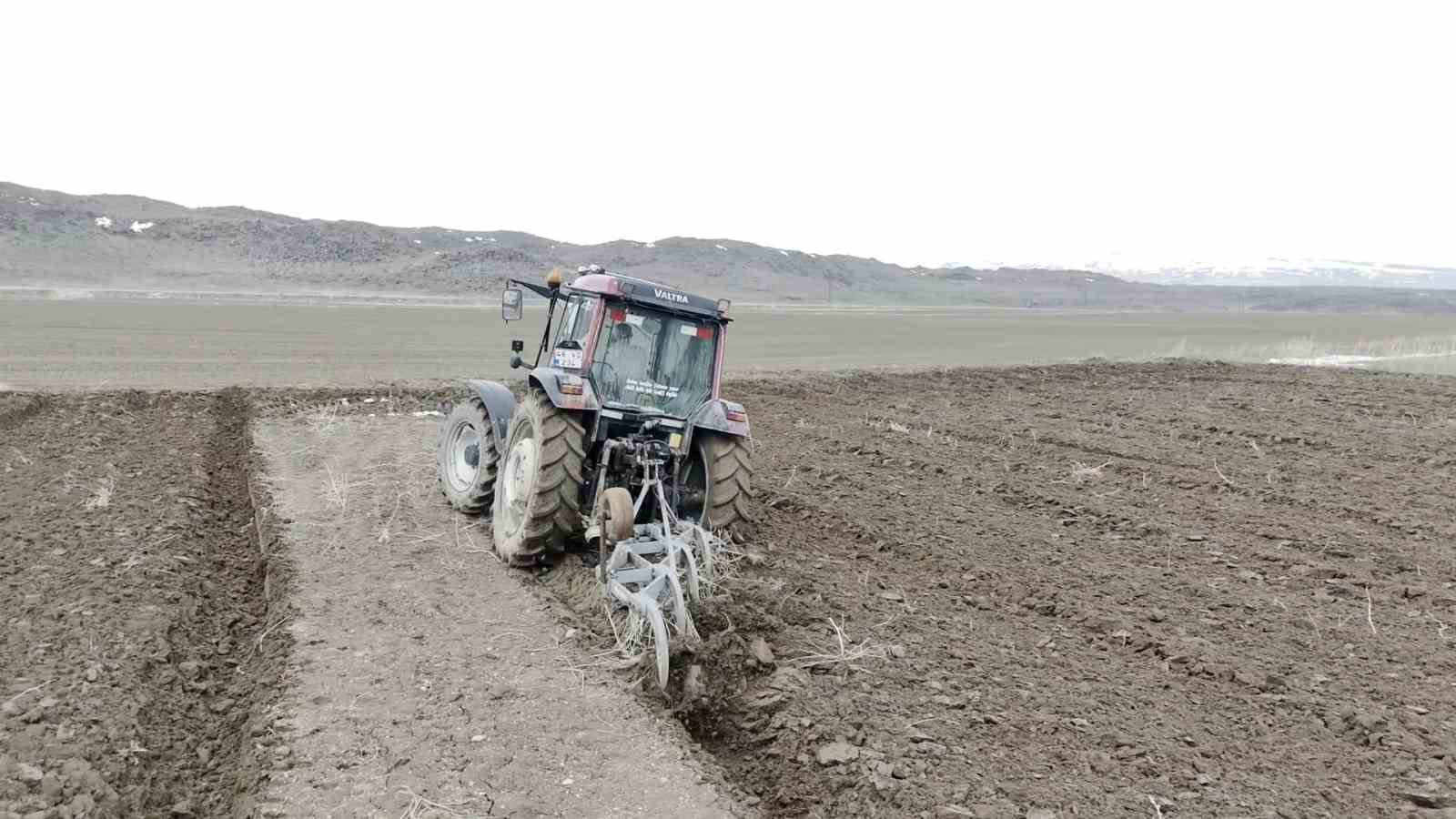 Adilcevaz’da arpa ekimine başlandı
