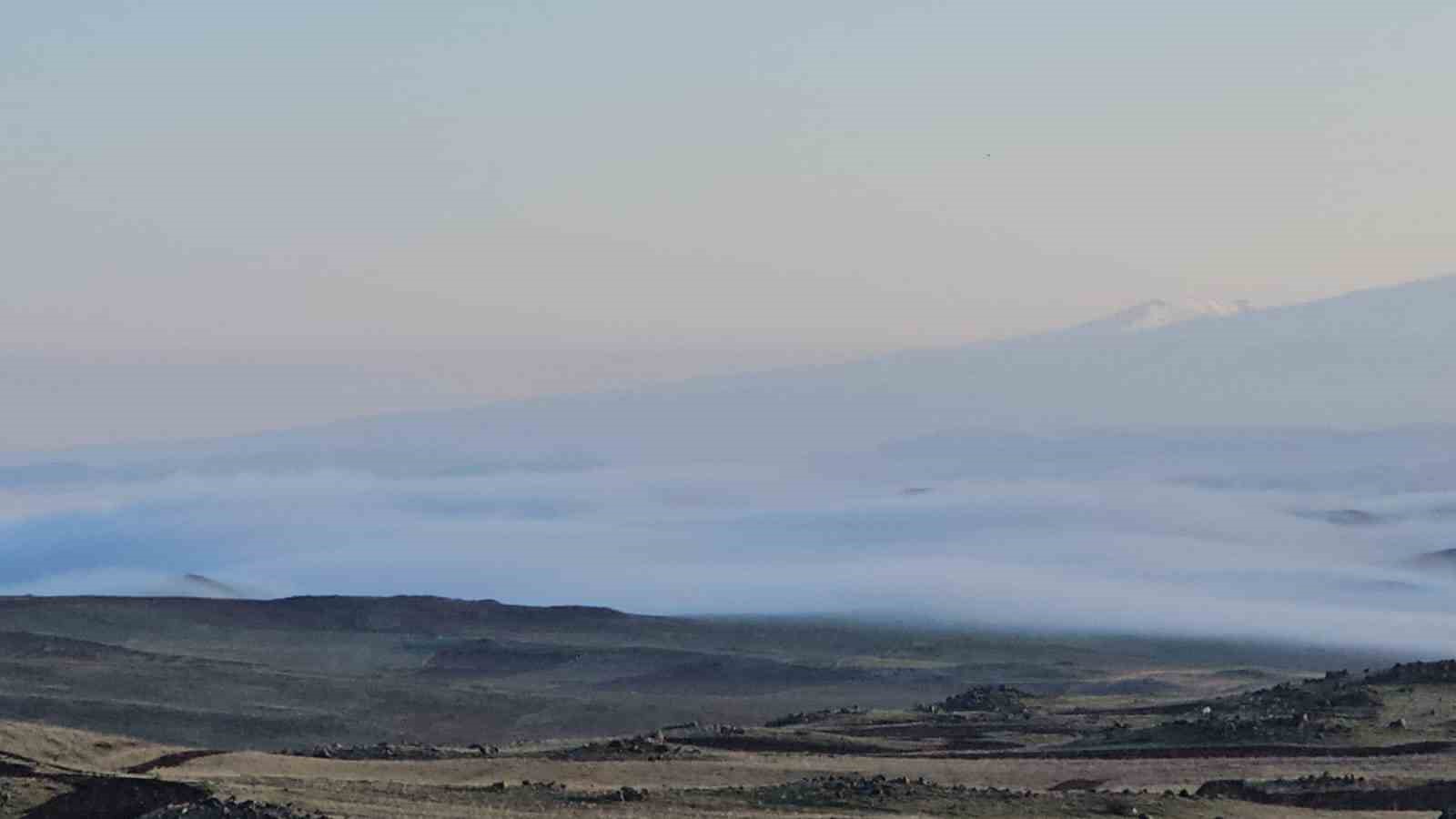 Adilcevaz’da sis güzel görüntüler sundu
