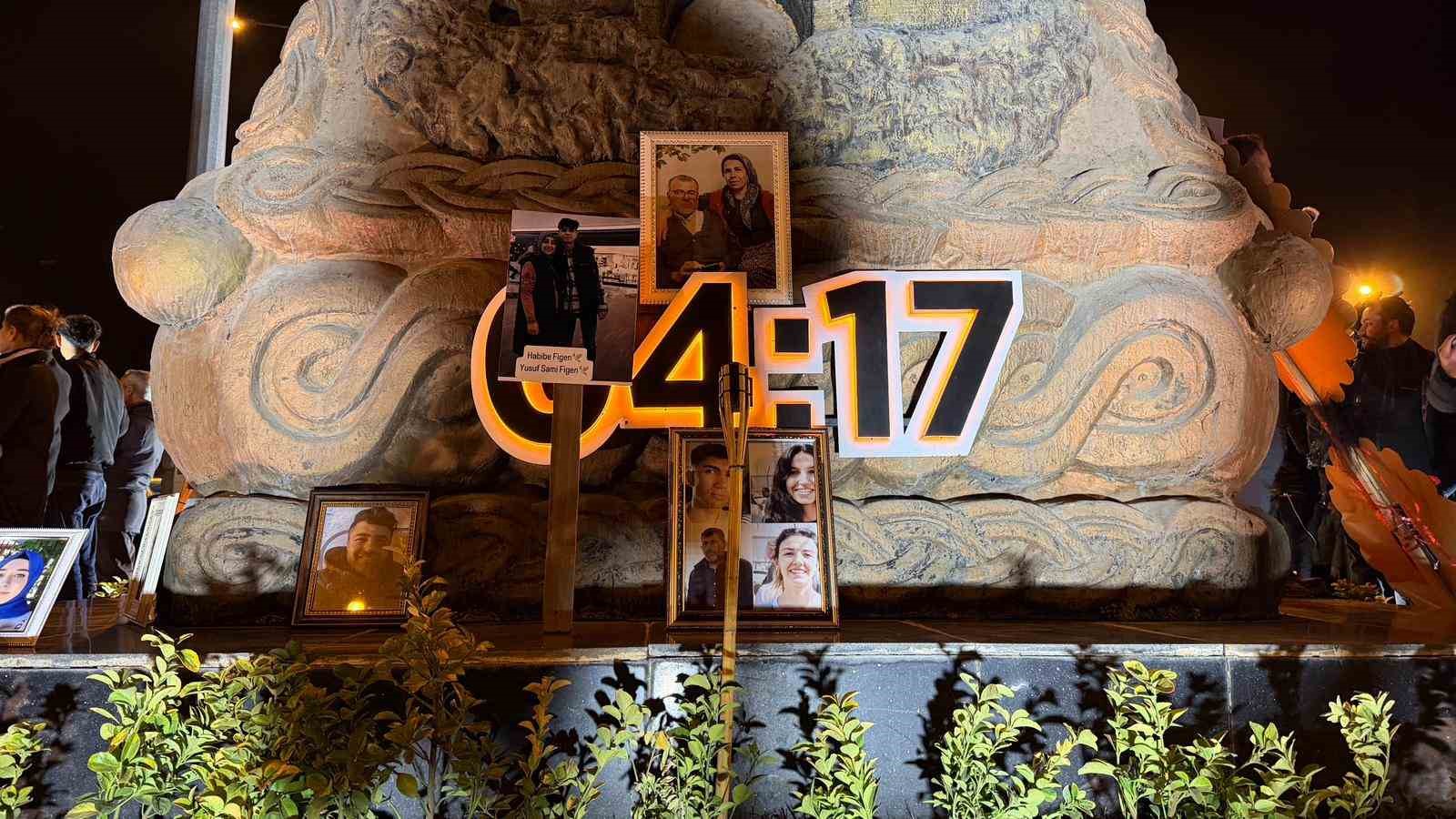 Adıyaman’da binlerce kişi deprem şehitlerini andı
