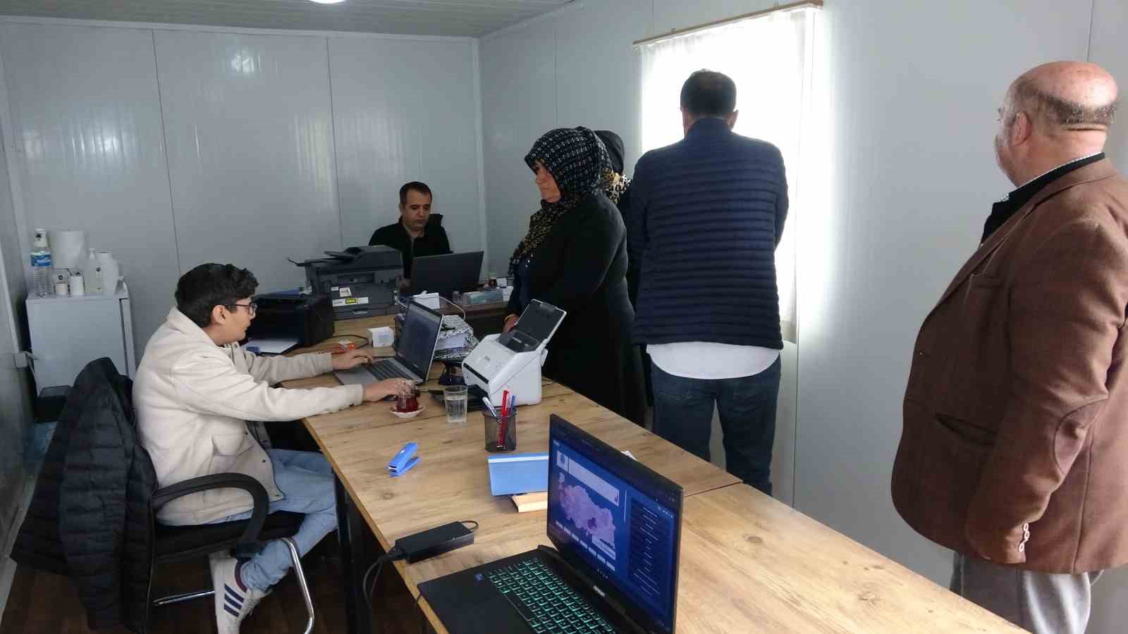 Adıyaman’da depremzedeler için hak sahipliği başvuruları başladı
