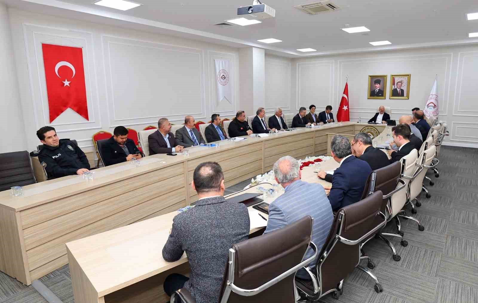 Adıyaman’da Ramazan ayı hazırlıkları toplantısı yapıldı
