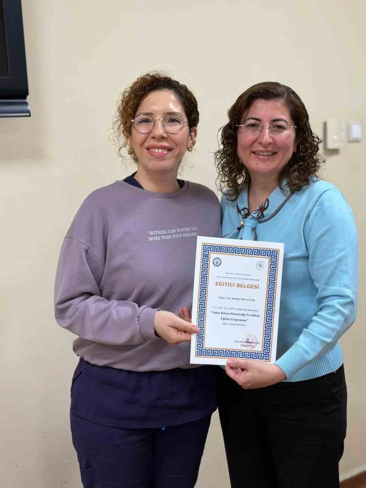 ADÜ’de sağlıkta nitelik artıran eğitim tamamlandı
