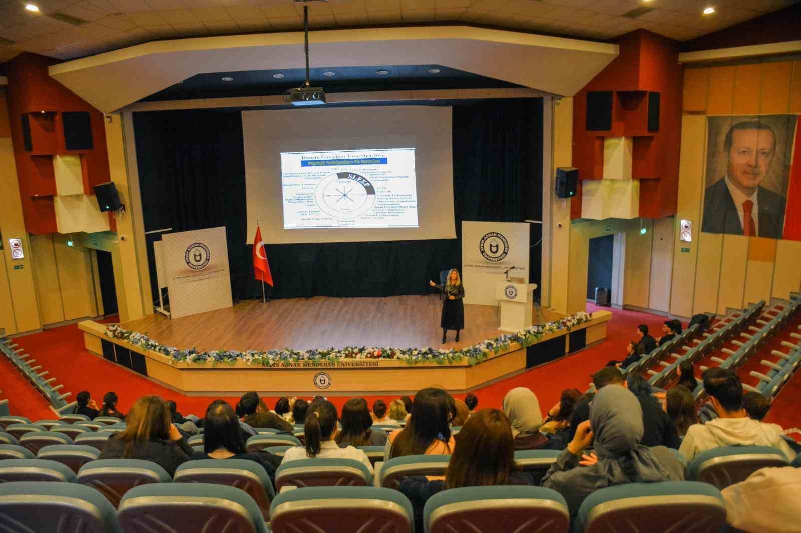 ADÜ’de ’Uyuyalım Uyutalım’’ adlı seminer gerçekleştirildi
