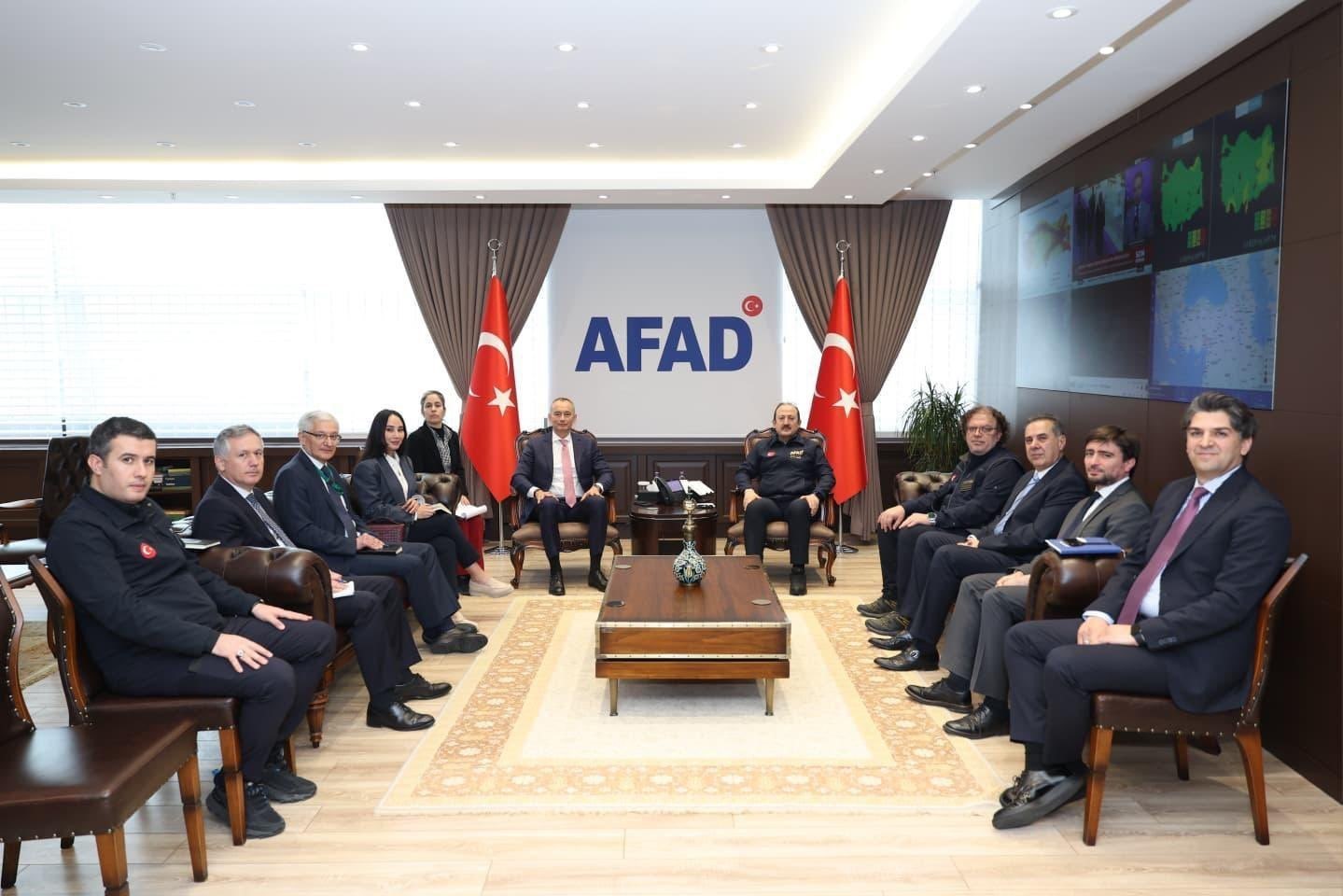 AFAD Başkanı Pehlivan, Gazze Barış Kurulu Yüksek Temsilcisi Mladenov’u kabul etti
