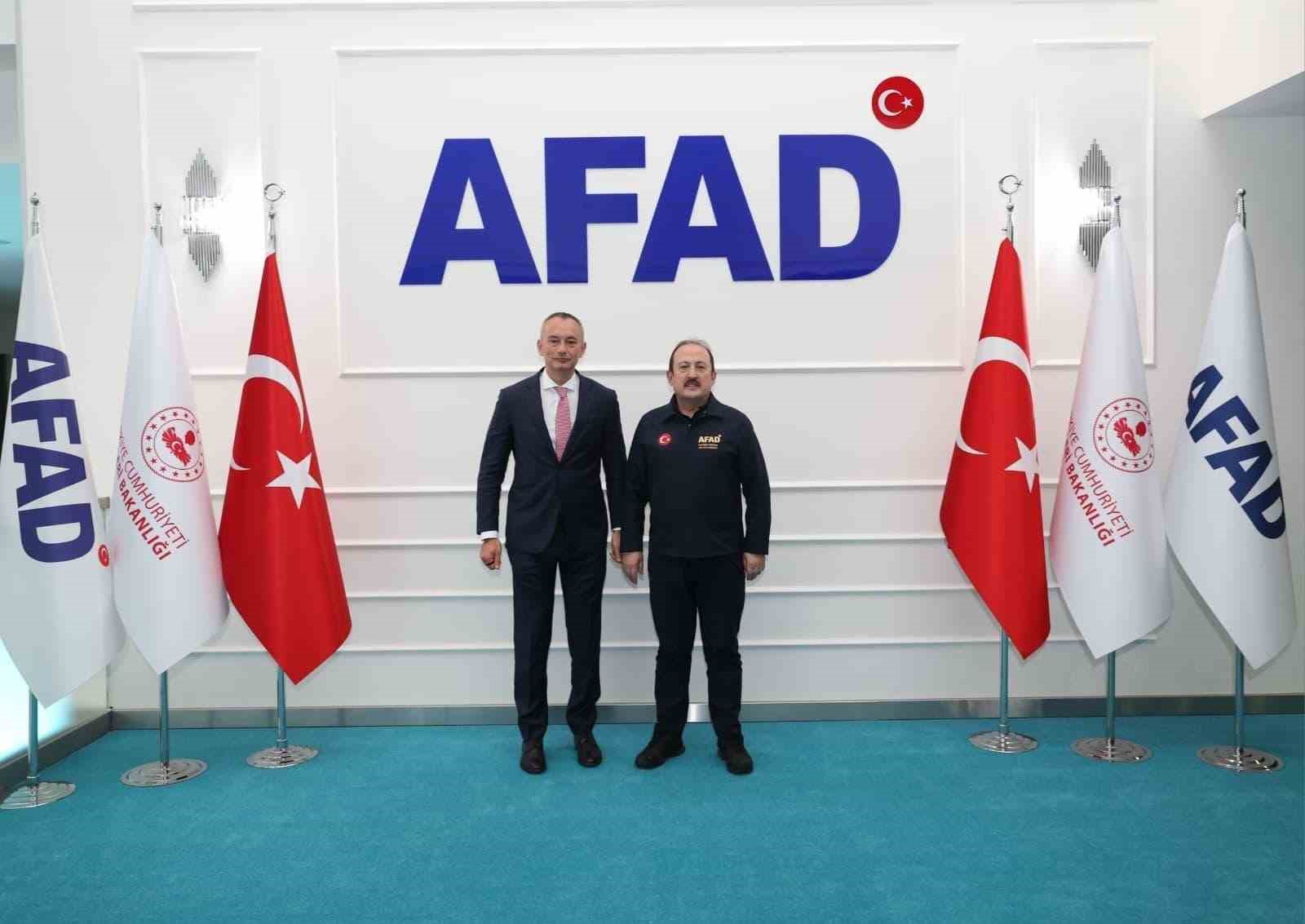 AFAD Başkanı Pehlivan, Gazze Barış Kurulu Yüksek Temsilcisi Mladenov’u kabul etti
