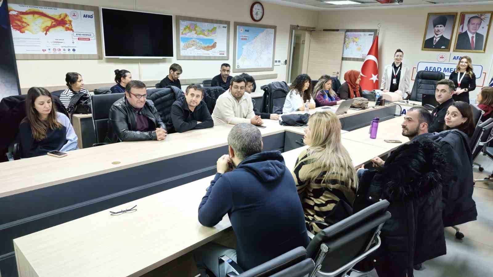 AFAD personeline ilk yardım eğitimi düzenlendi
