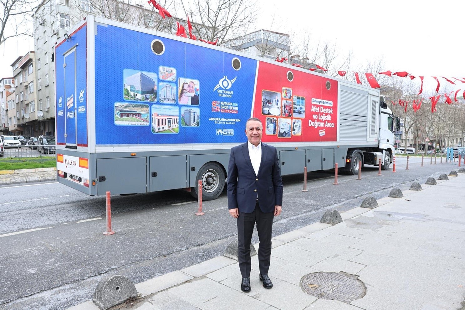 Afet Destek ve Lojistik Dağıtım Tırı’nın rotası Balkanlar
