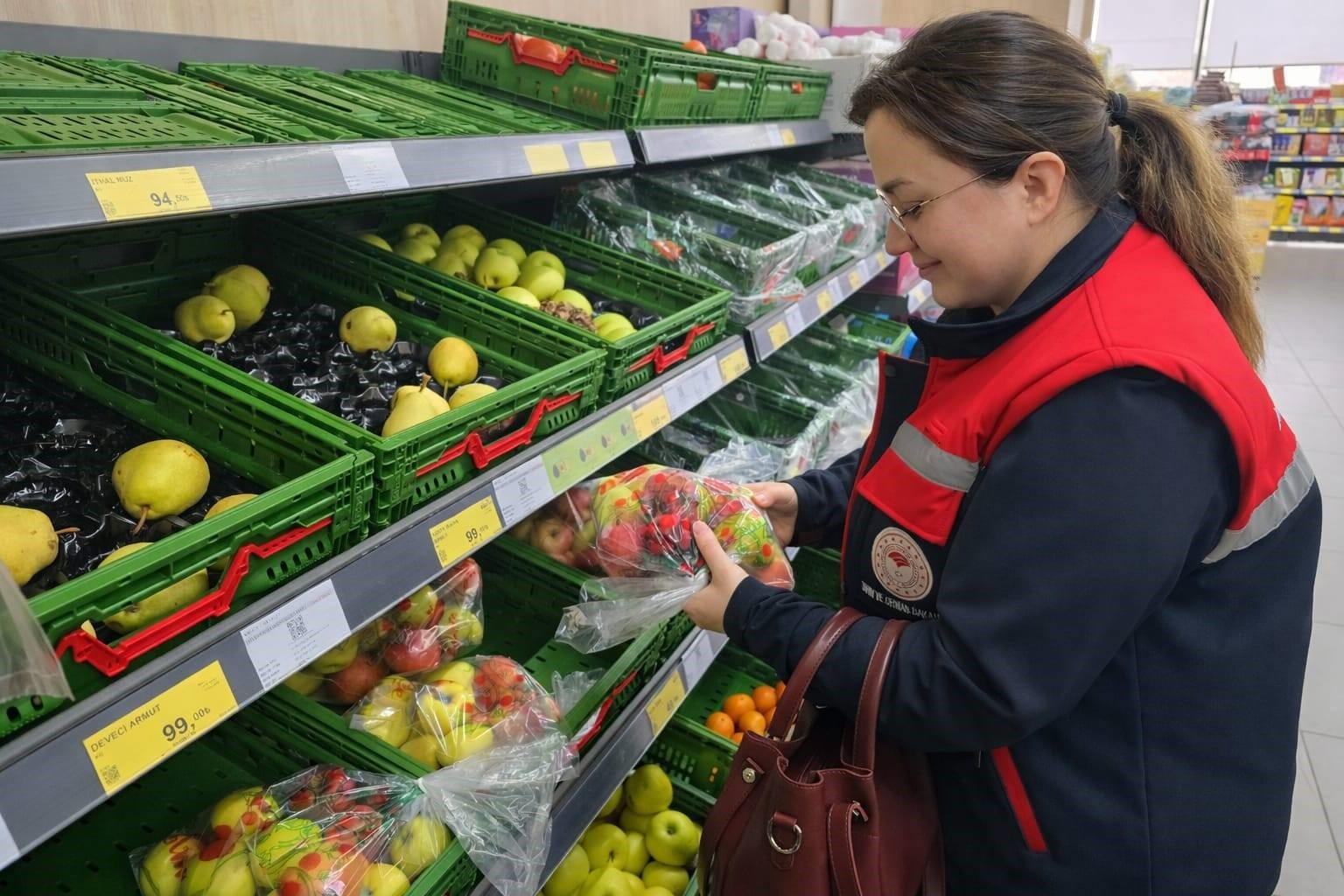 Afyonkarahisar’daki marketlerde TÜFİS denetimi
