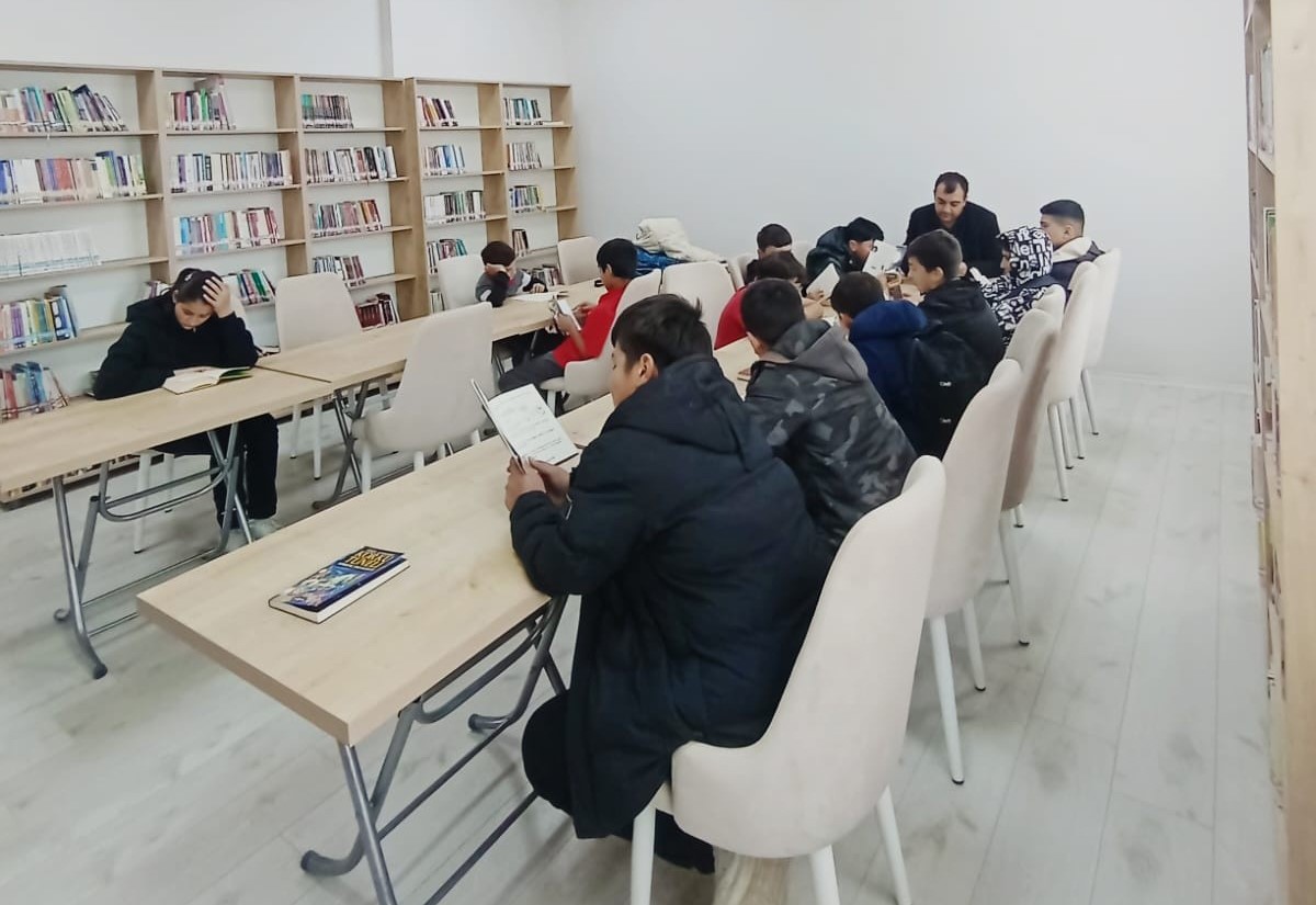 Ağaçören’de öğrenciler kütüphane ile buluştu
