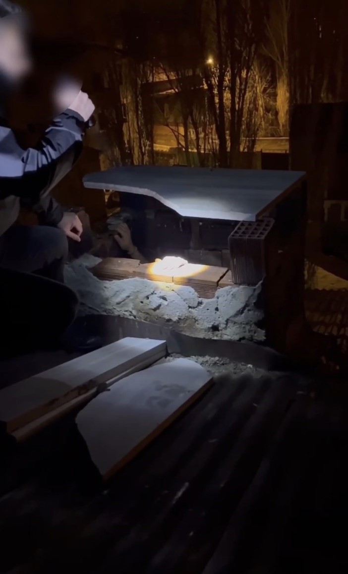 Ağrı’da baca içinde saklanan hükümlü yakalandı
