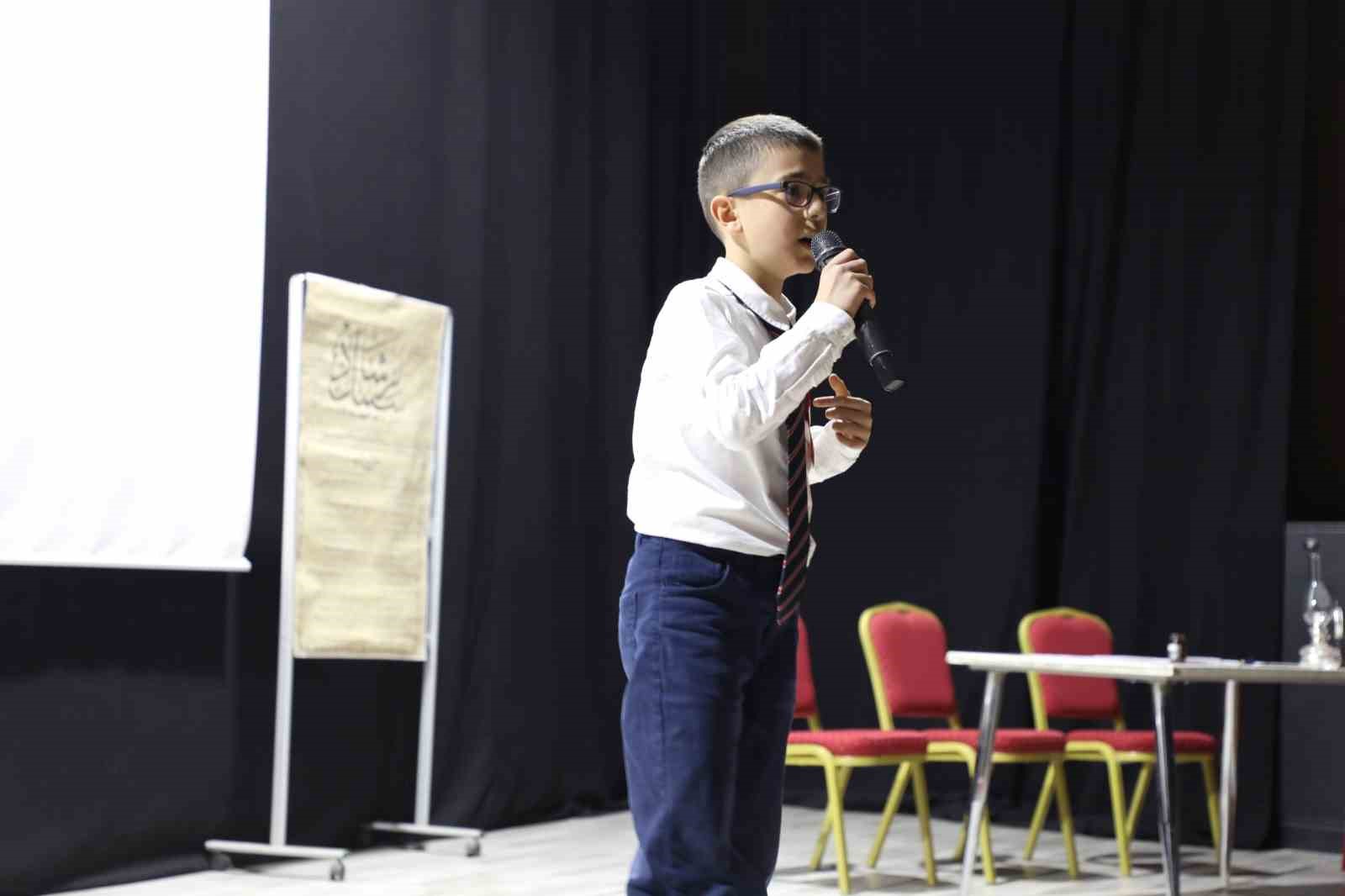 Ağrı’da İstiklal Marşı’nın kabulünün 105. yıl dönümü dolayısıyla program düzenlendi
