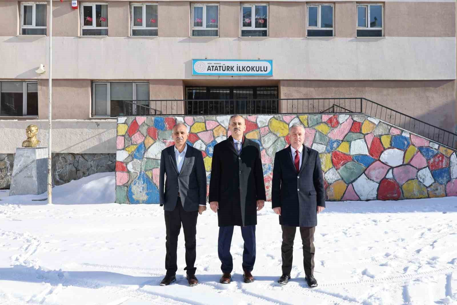 Ağrı’da okullarda fiziki şartlar yerinde incelendi
