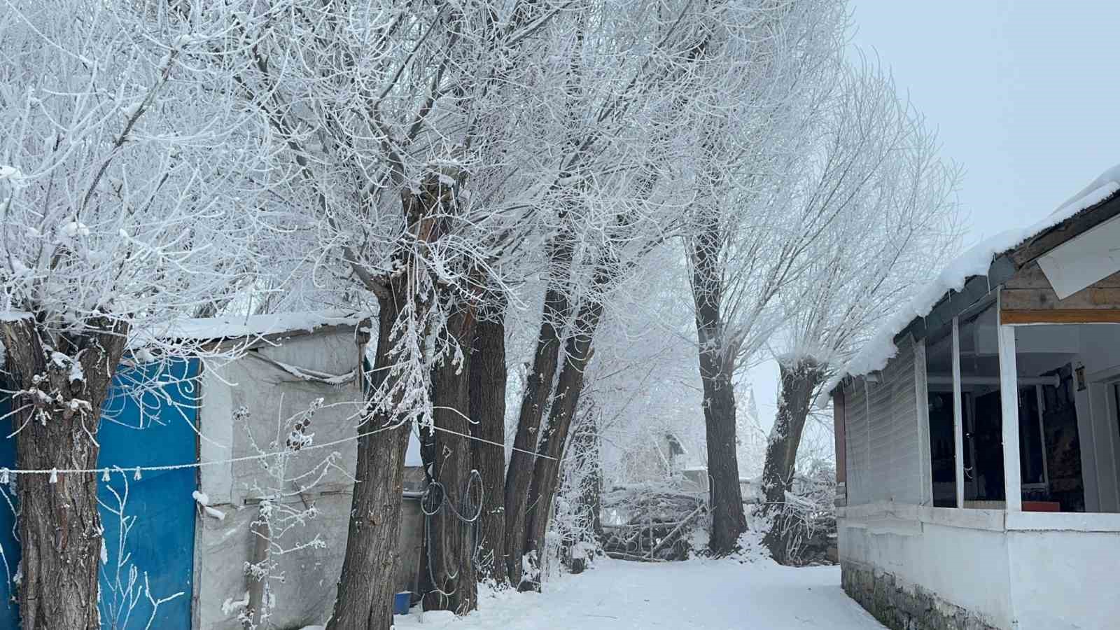 Ağrı’da termometreler eksi 24’ü gösterdi
