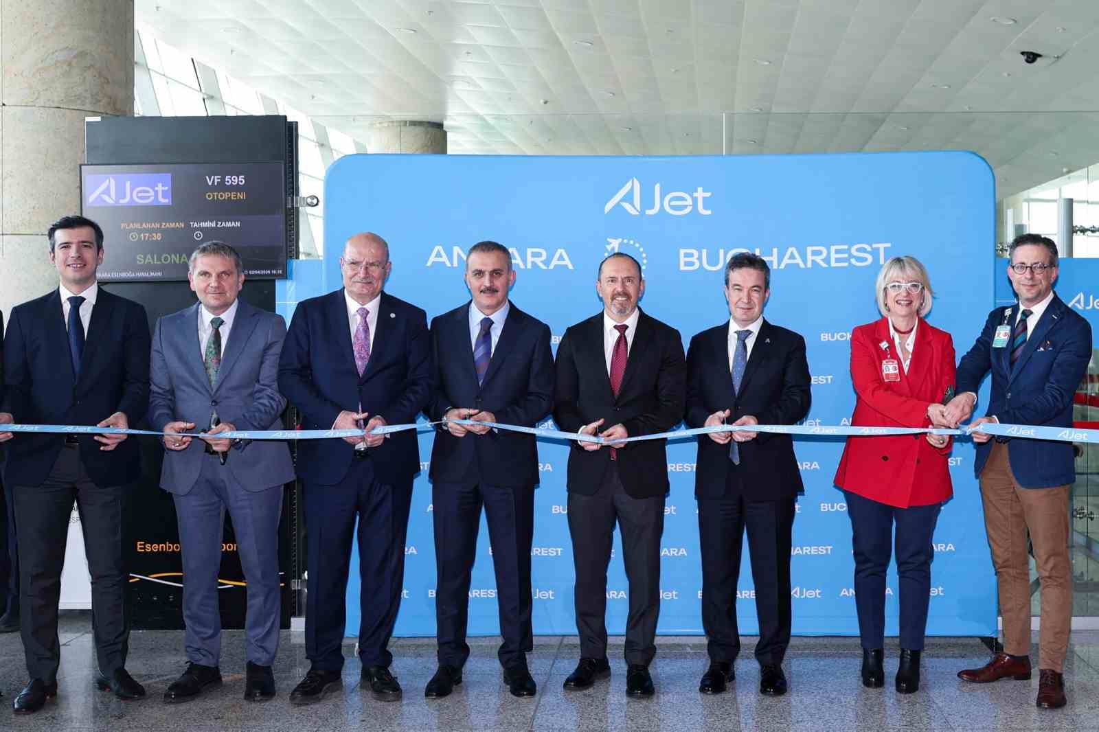 AJet, ilk Ankara-Bükreş seferini gerçekleştirdi
