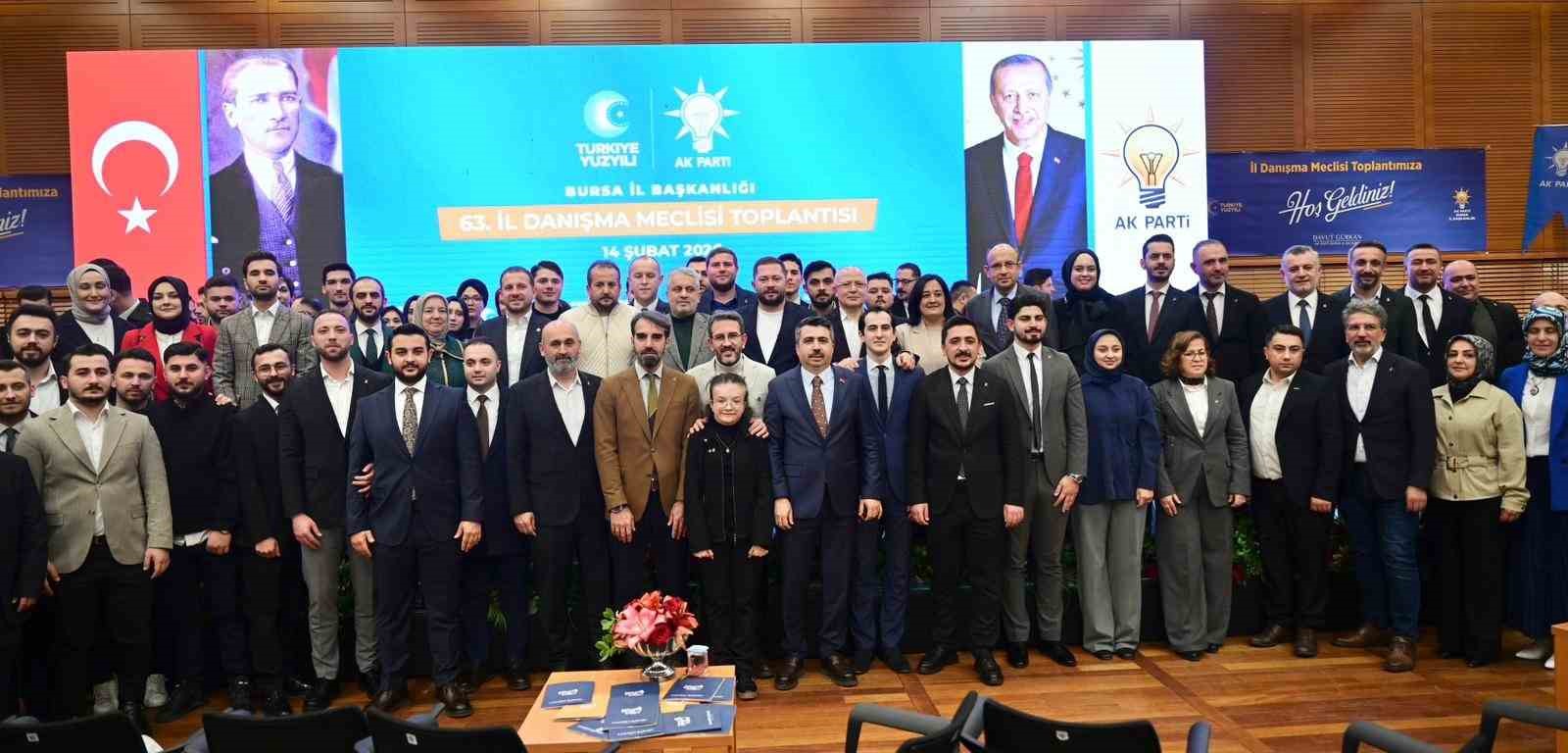 AK Parti Bursa İl Başkanı Davut Gürkan; "Gençlik, Türkiye Yüzyılı’nın bugünkü öznesidir"
AK Parti Bursa İl Başkanı Davut Gürkan; "Gençlik, Türkiye Yüzyılı’nın bugünkü öznesidir"