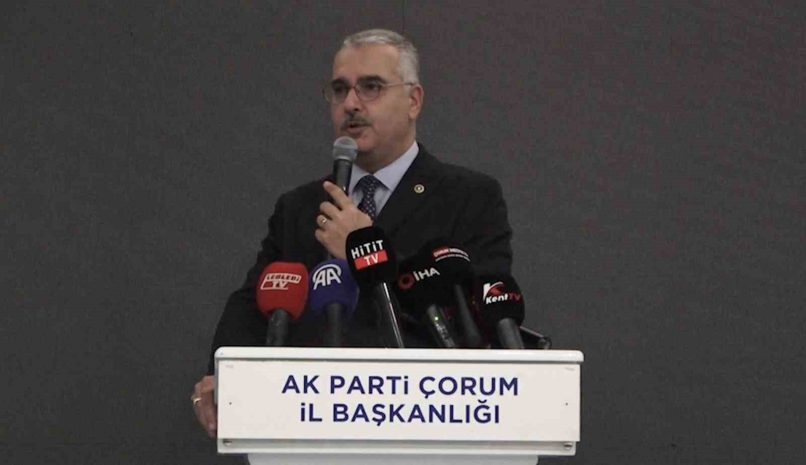 AK Parti Genel Başkan Yardımcısı Büyükgümüş: "Recep Tayyip Erdoğan’ı yeniden Cumhurbaşkanı seçeceğiz"
AK Parti Genel Başkan Yardımcısı Büyükgümüş: "Recep Tayyip Erdoğan’ı yeniden Cumhurbaşkanı seçeceğiz"