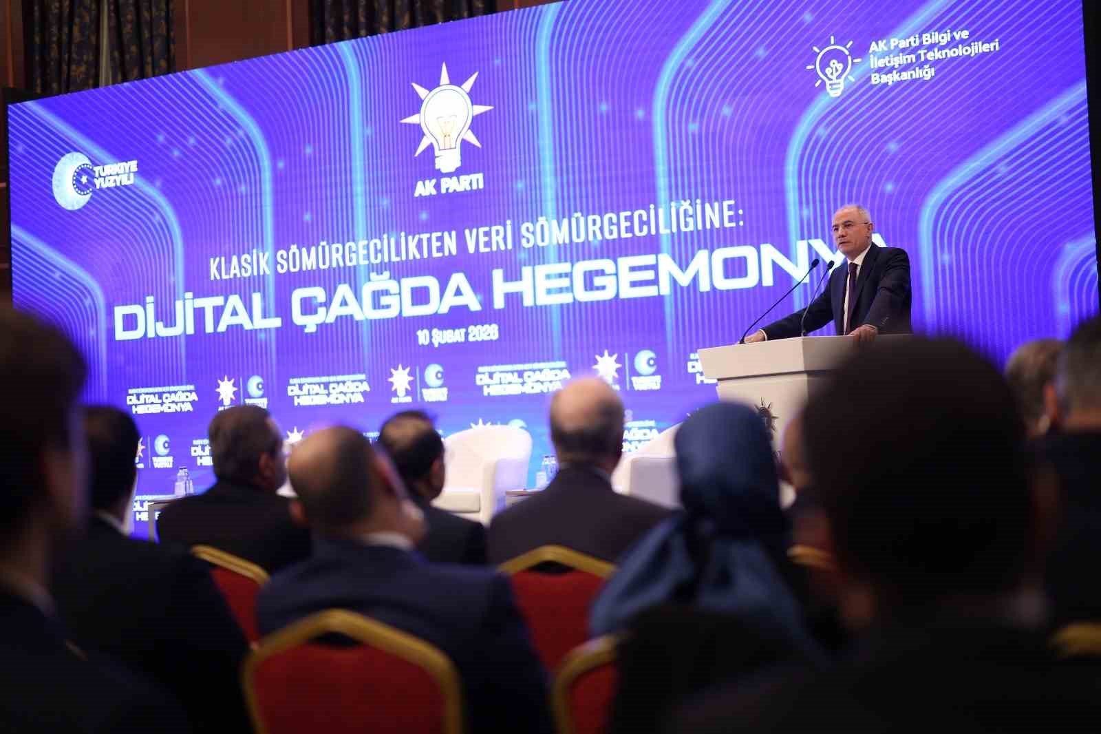 AK Parti Genel Başkanvekili Ala: "Toplumu yönetmek için toplumun verilerini alıyorlar"
