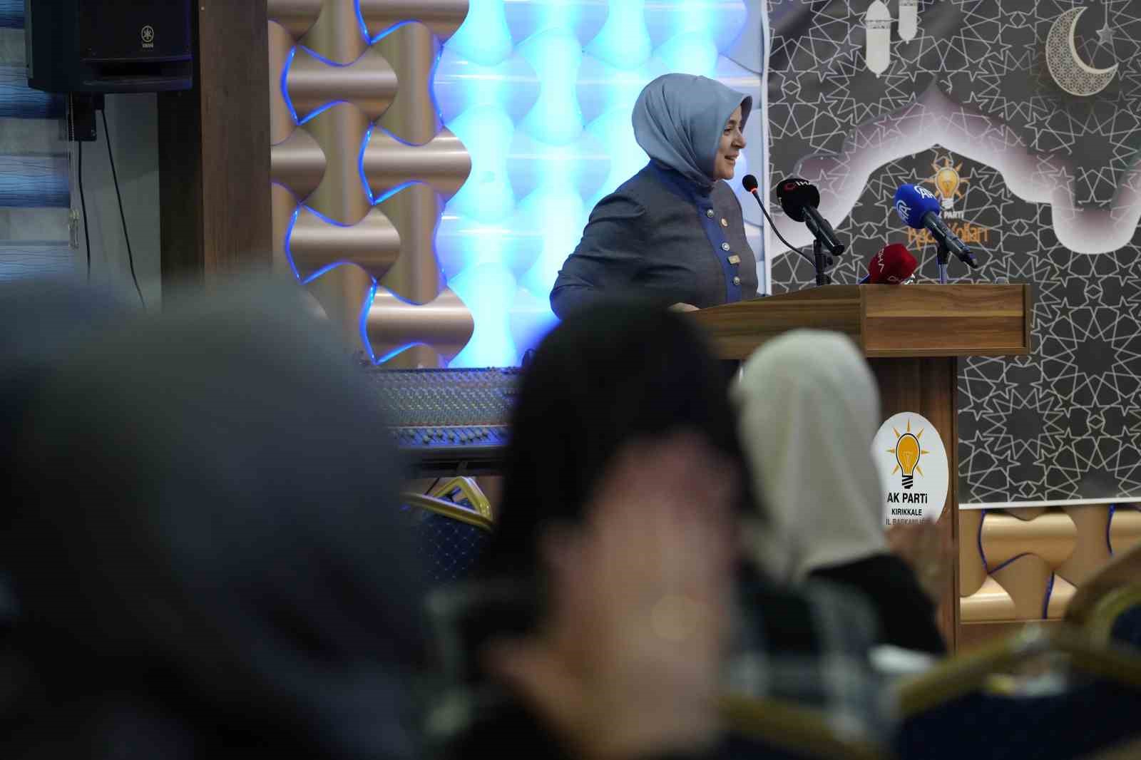 AK Parti Genel Merkez Kadın Kolları Başkanı Ercan: "Ateş çemberine rağmen hizmetlerimize devam ediyoruz"
AK Parti Genel Merkez Kadın Kolları Başkanı Ercan: "Ateş çemberine rağmen hizmetlerimize devam ediyoruz"