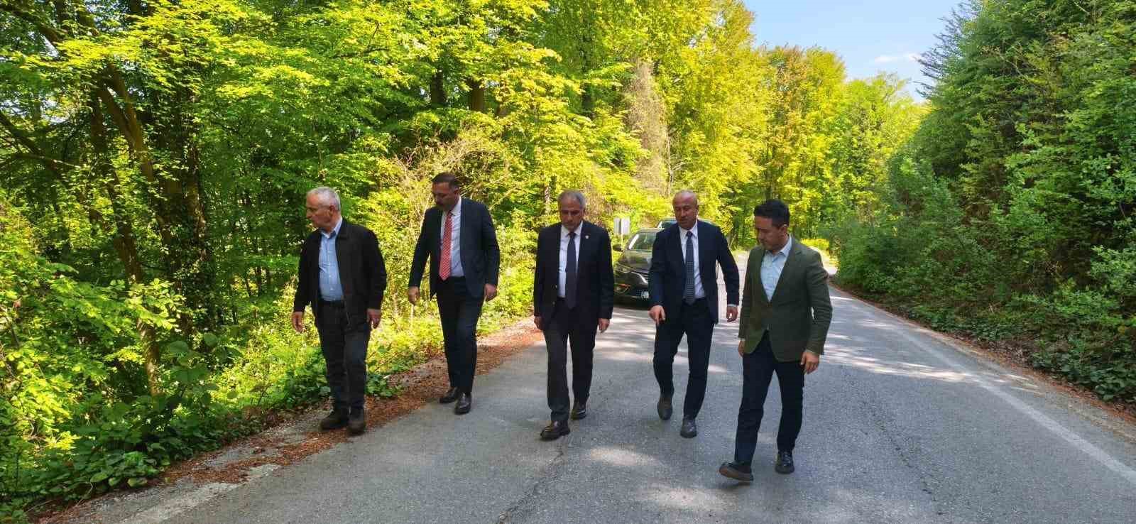 AK Parti heyeti bölgesinde inceleme yaptı
